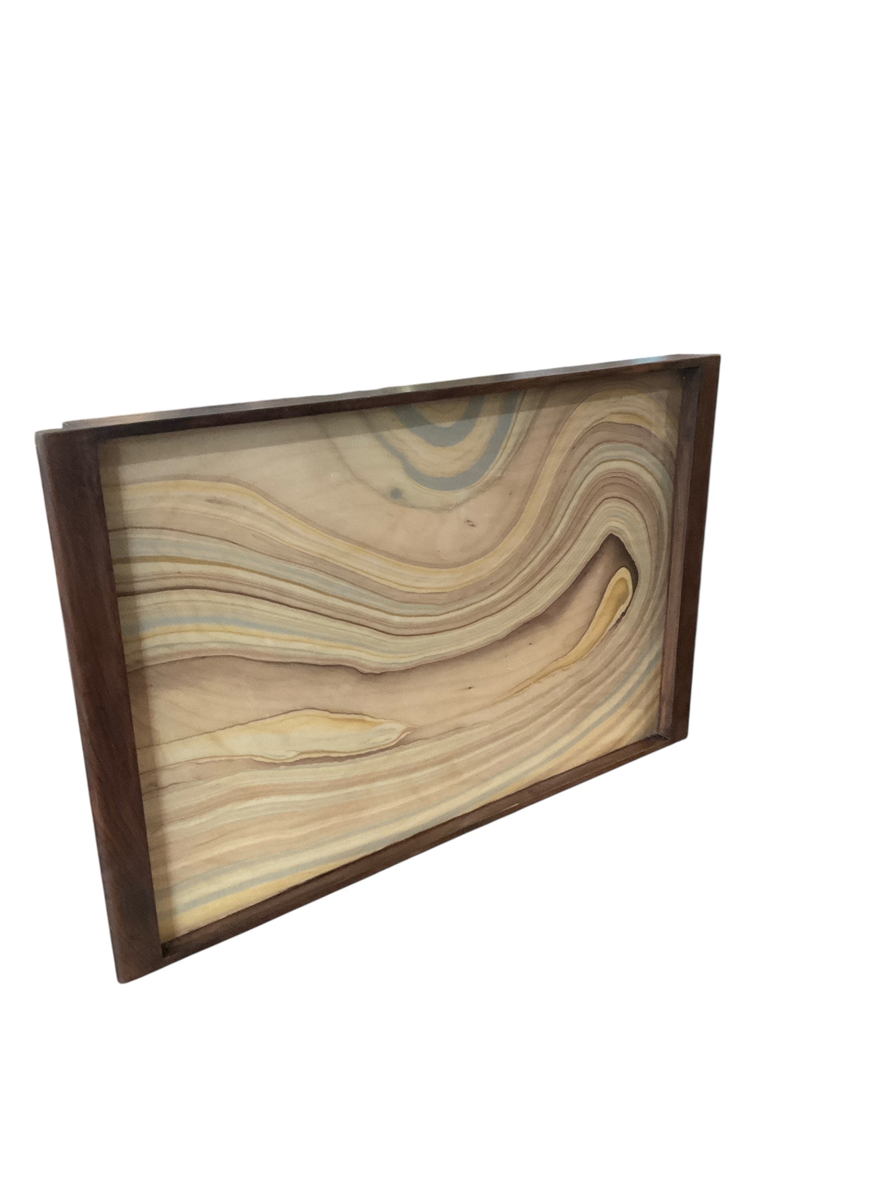Vintage Italian Marbleized Paper Tray