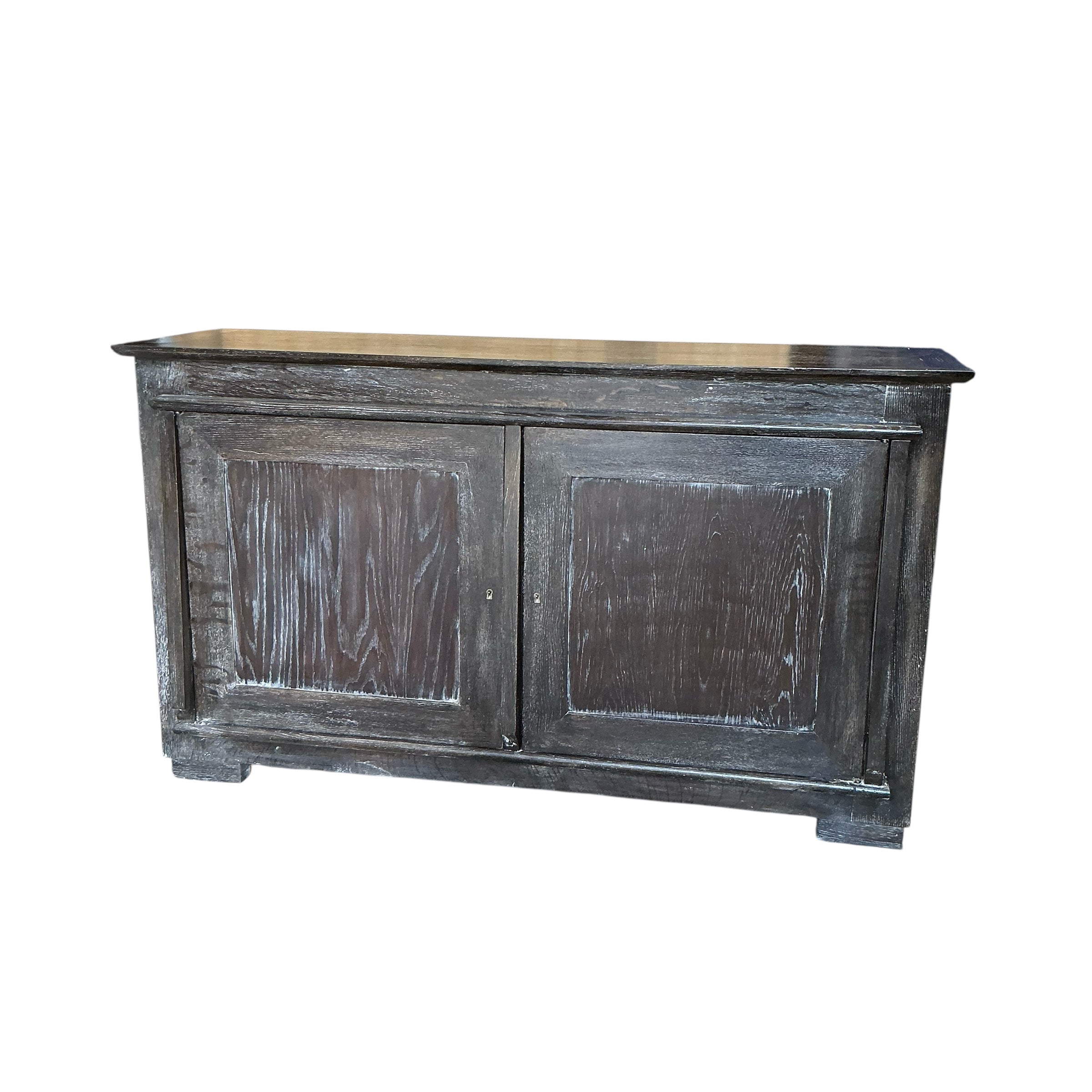 1940's Dark Cerused Oak Sideboard