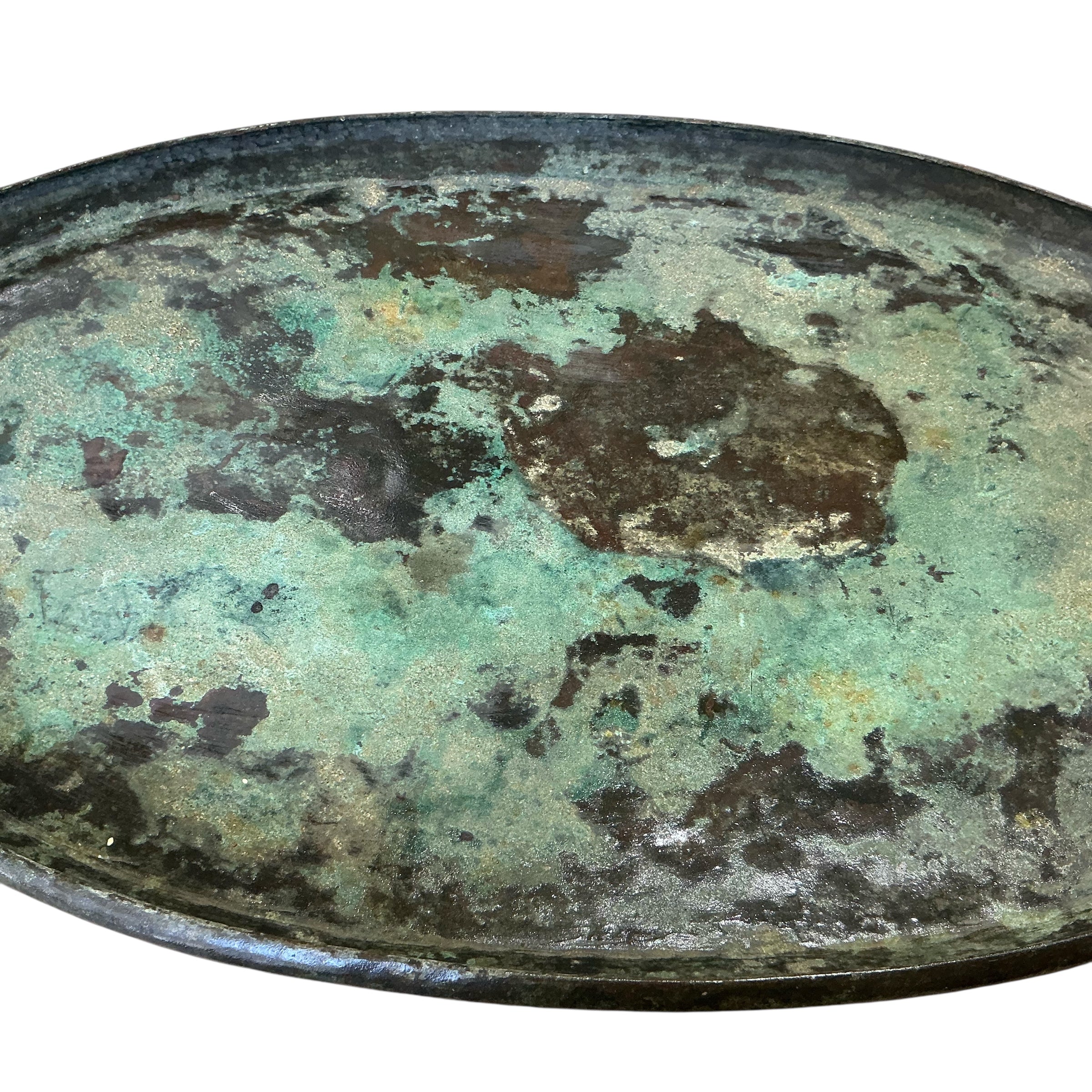 Japanese 19th Century Bronze Tray