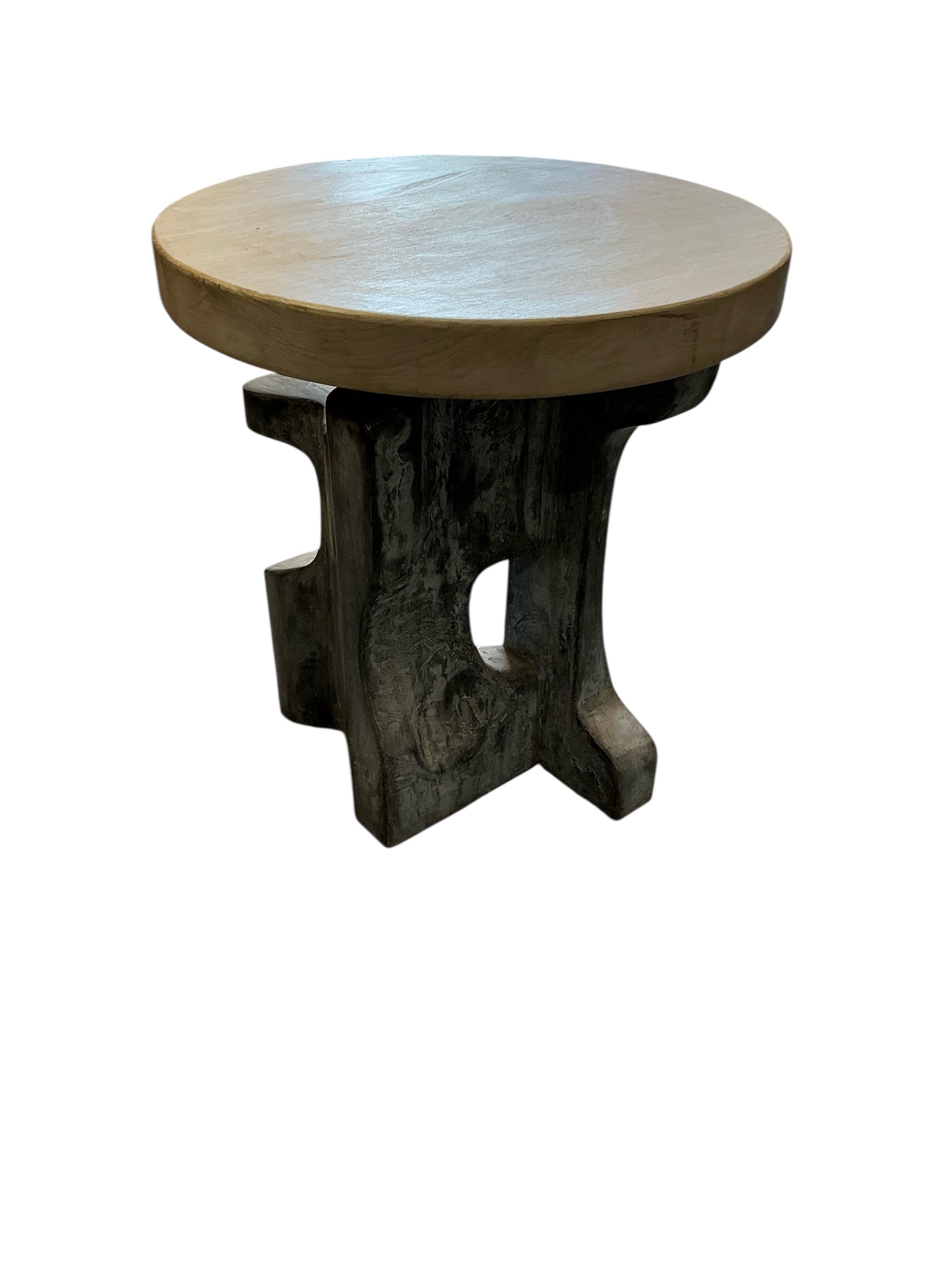 Limited Edition Modernist Oak Side Table
