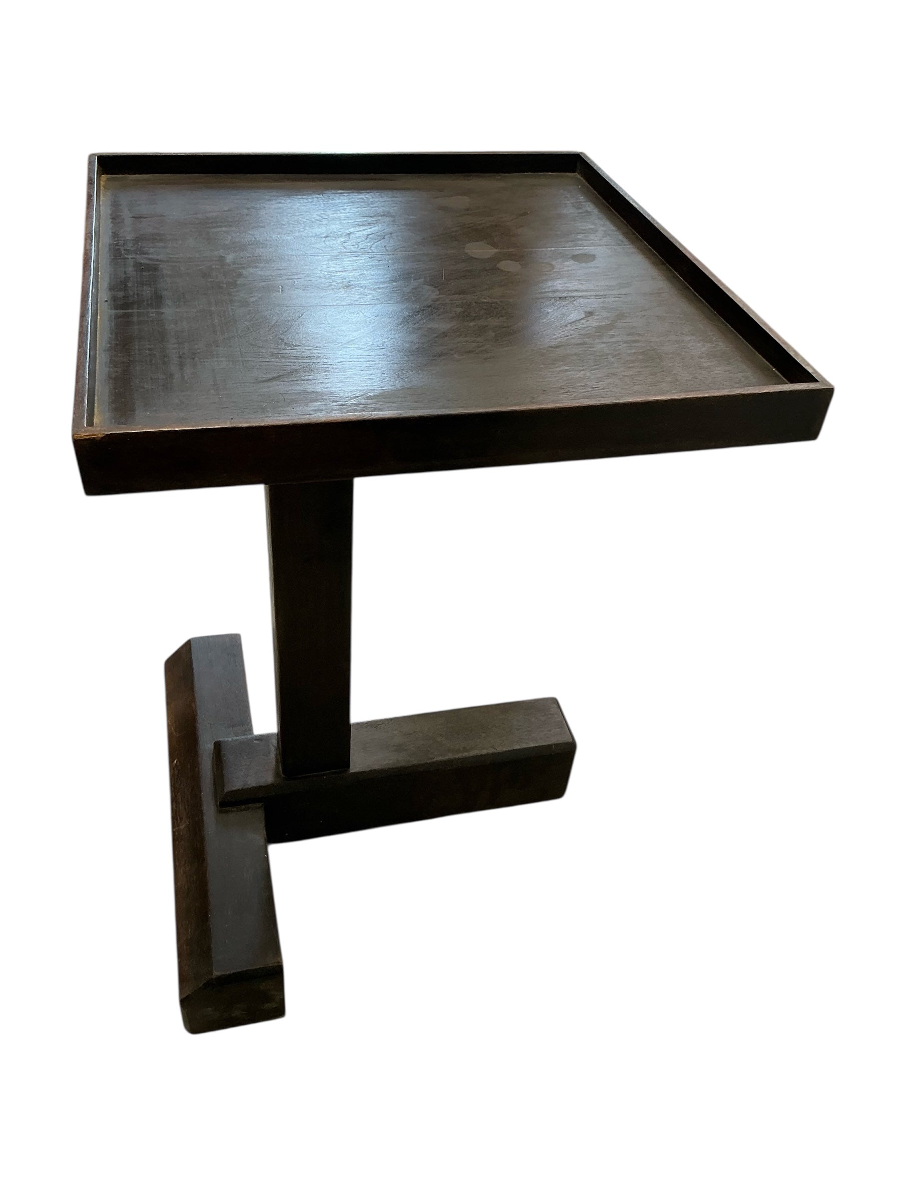 Lucca Studio Rhodes Walnut Side Table