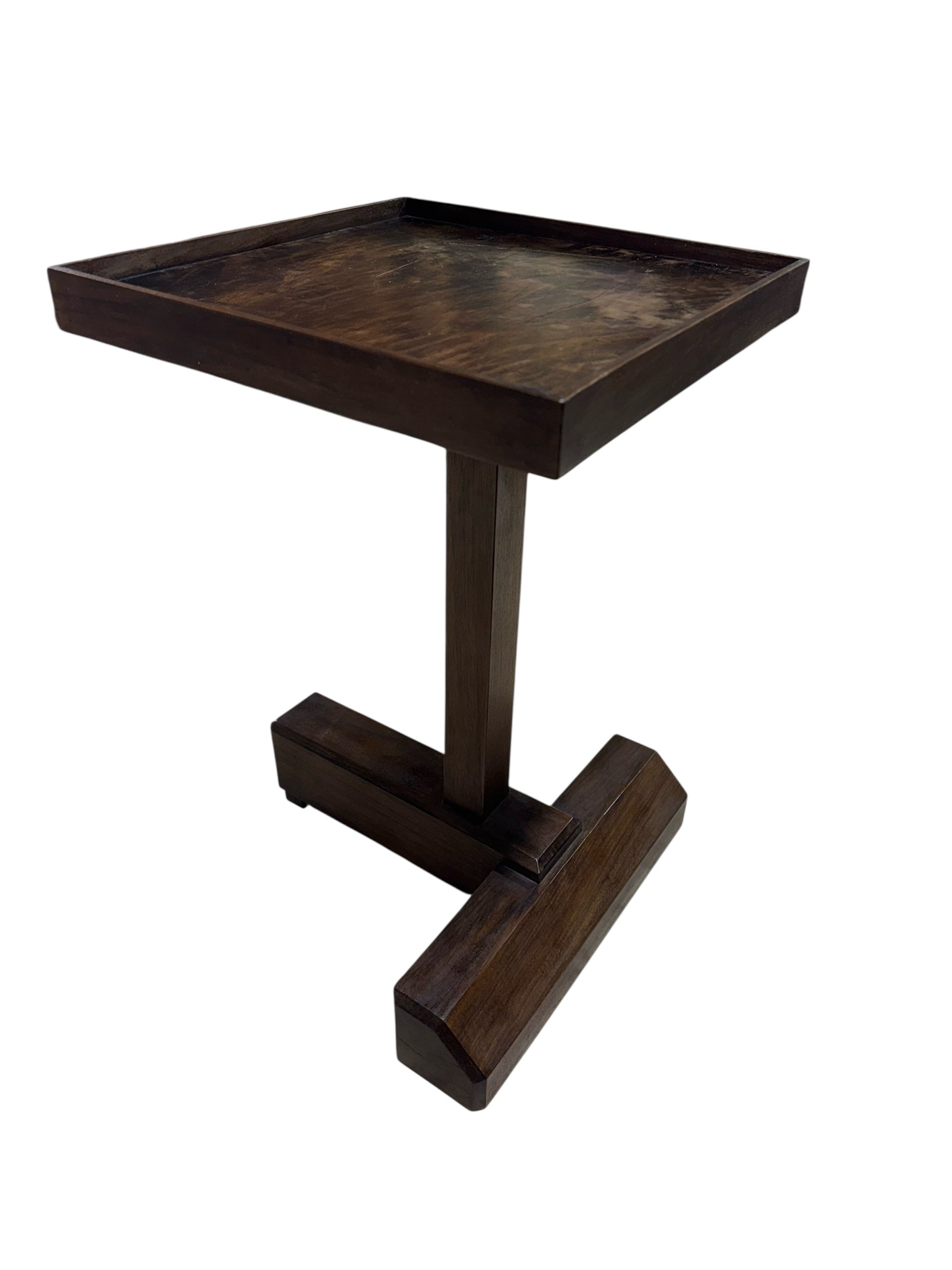 Lucca Studio Rhodes Walnut Side Table