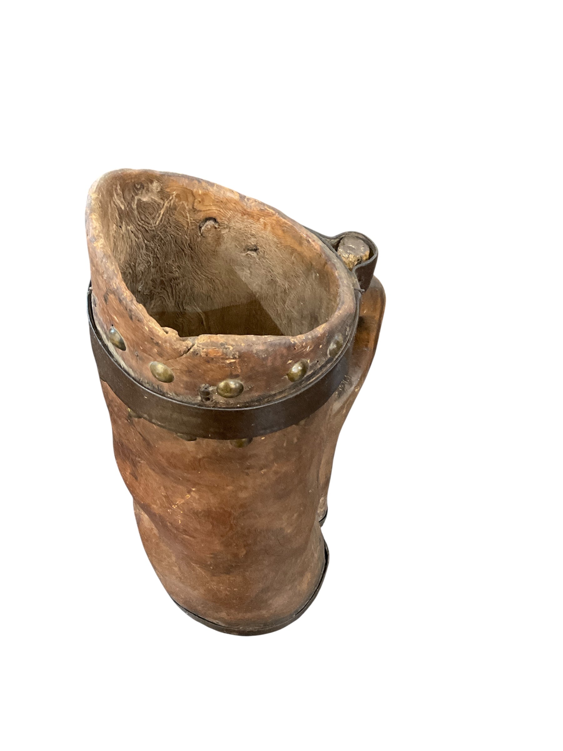 Primitive French Wood Pitcher