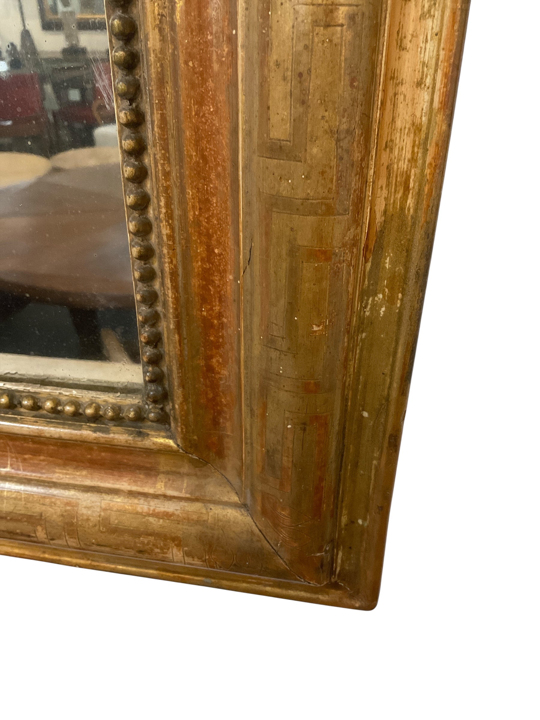 19th Century French Gilt Mirror