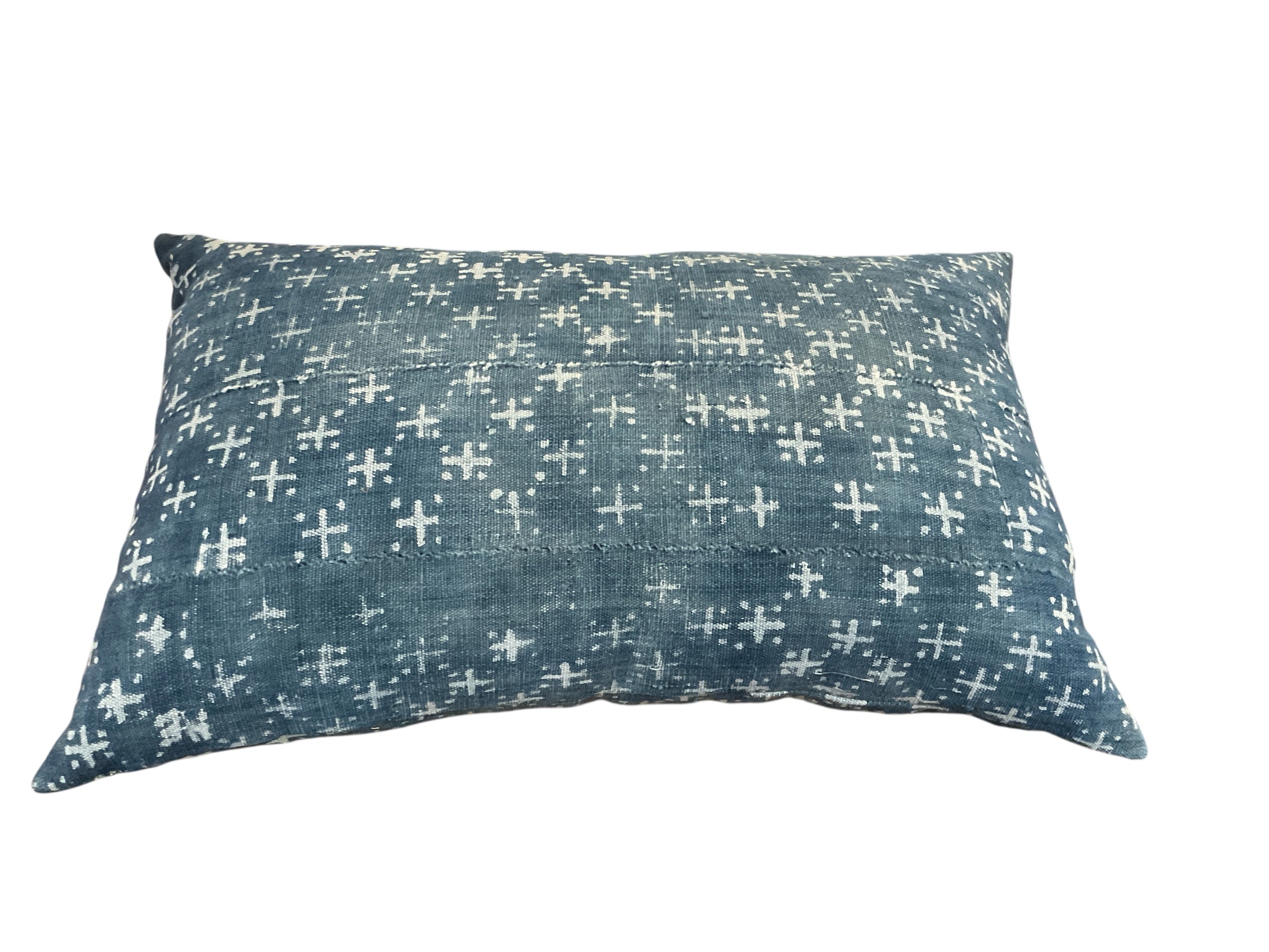 Antique Indigo Textile Pillow