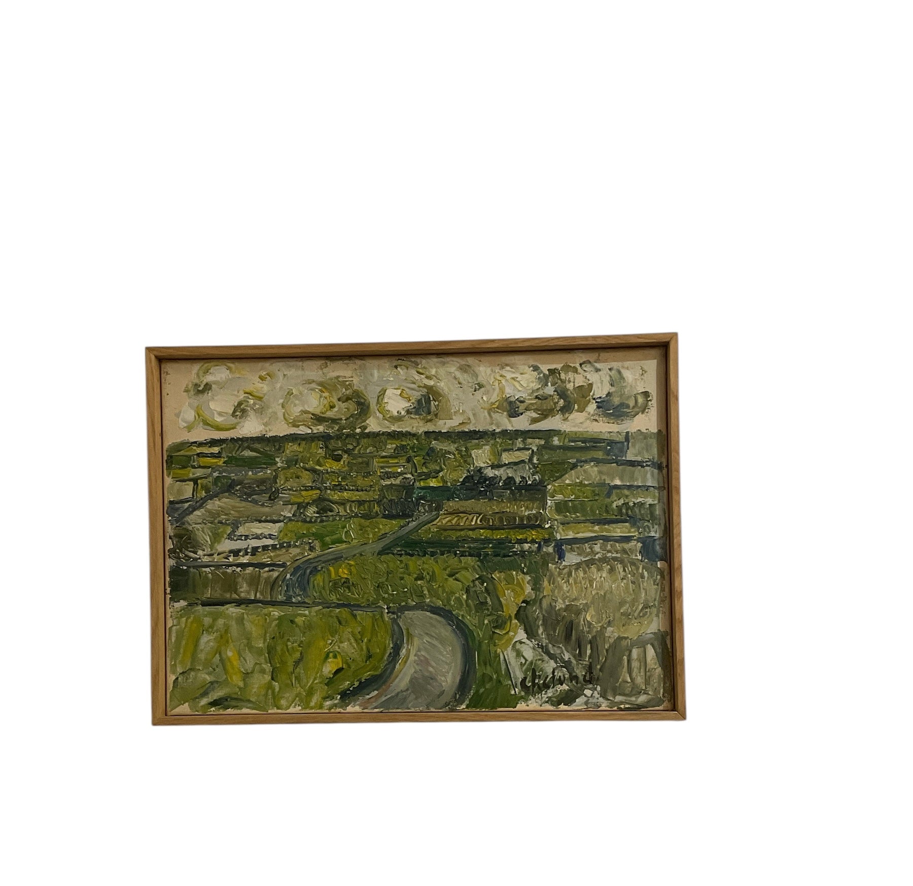 Swedish abstract painting, signed