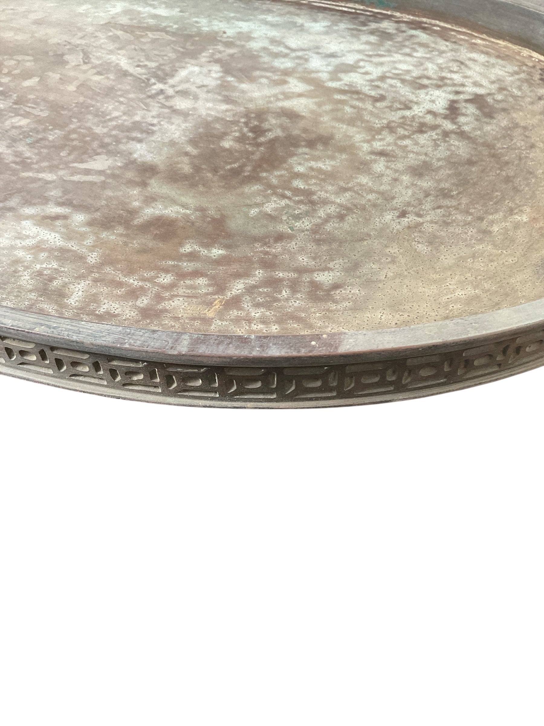 Japanese 19th century bronze tray