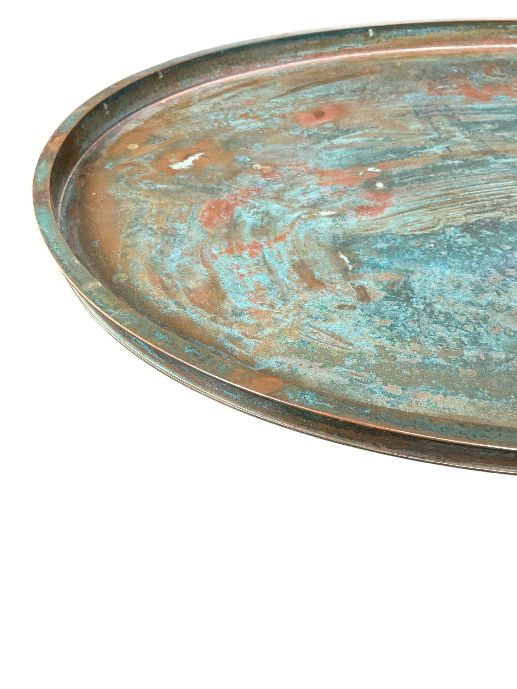 Japanese 19th century bronze tray