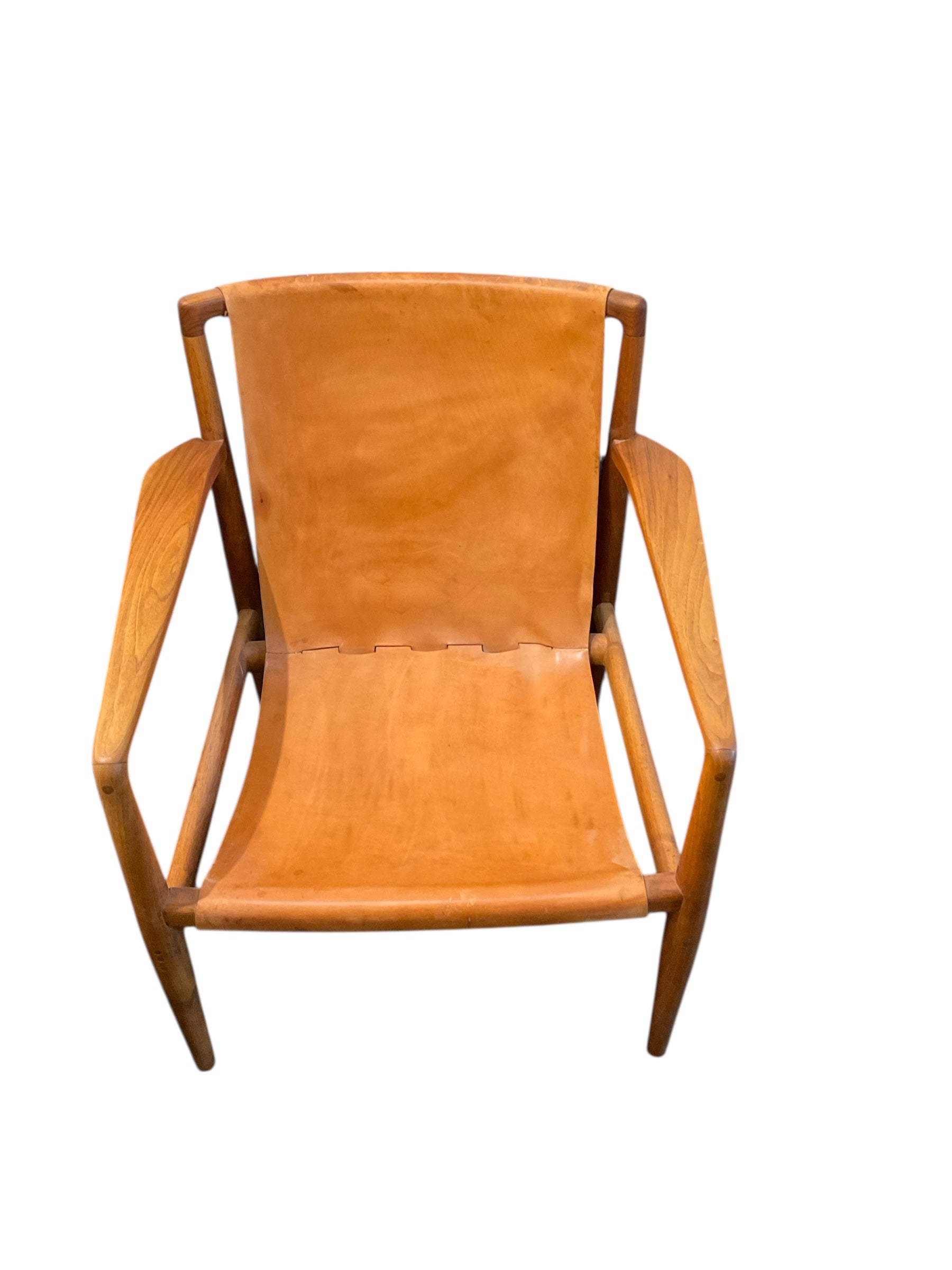 Single 1960s Danish Leather Chair