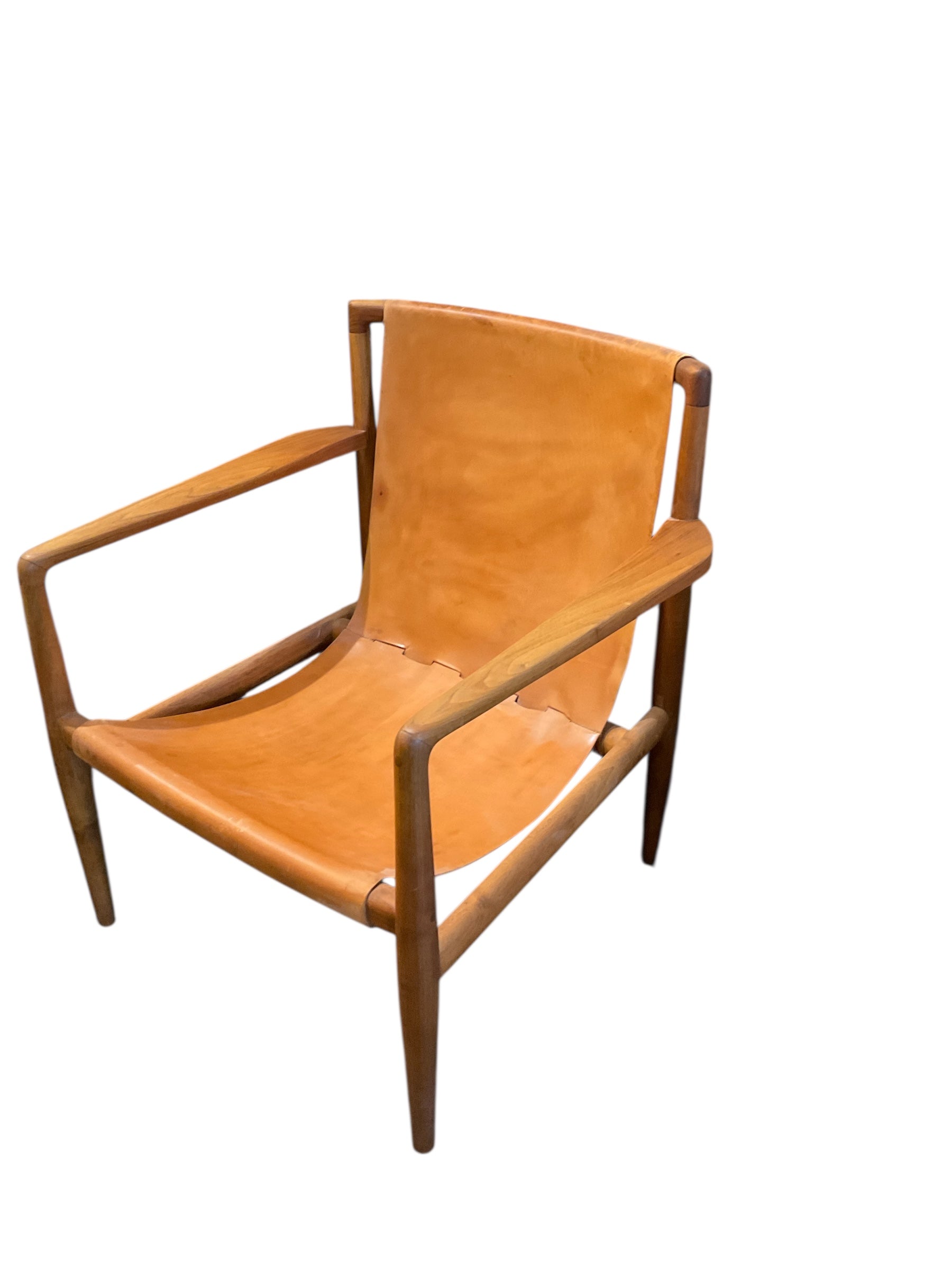 Single 1960s Danish Leather Chair