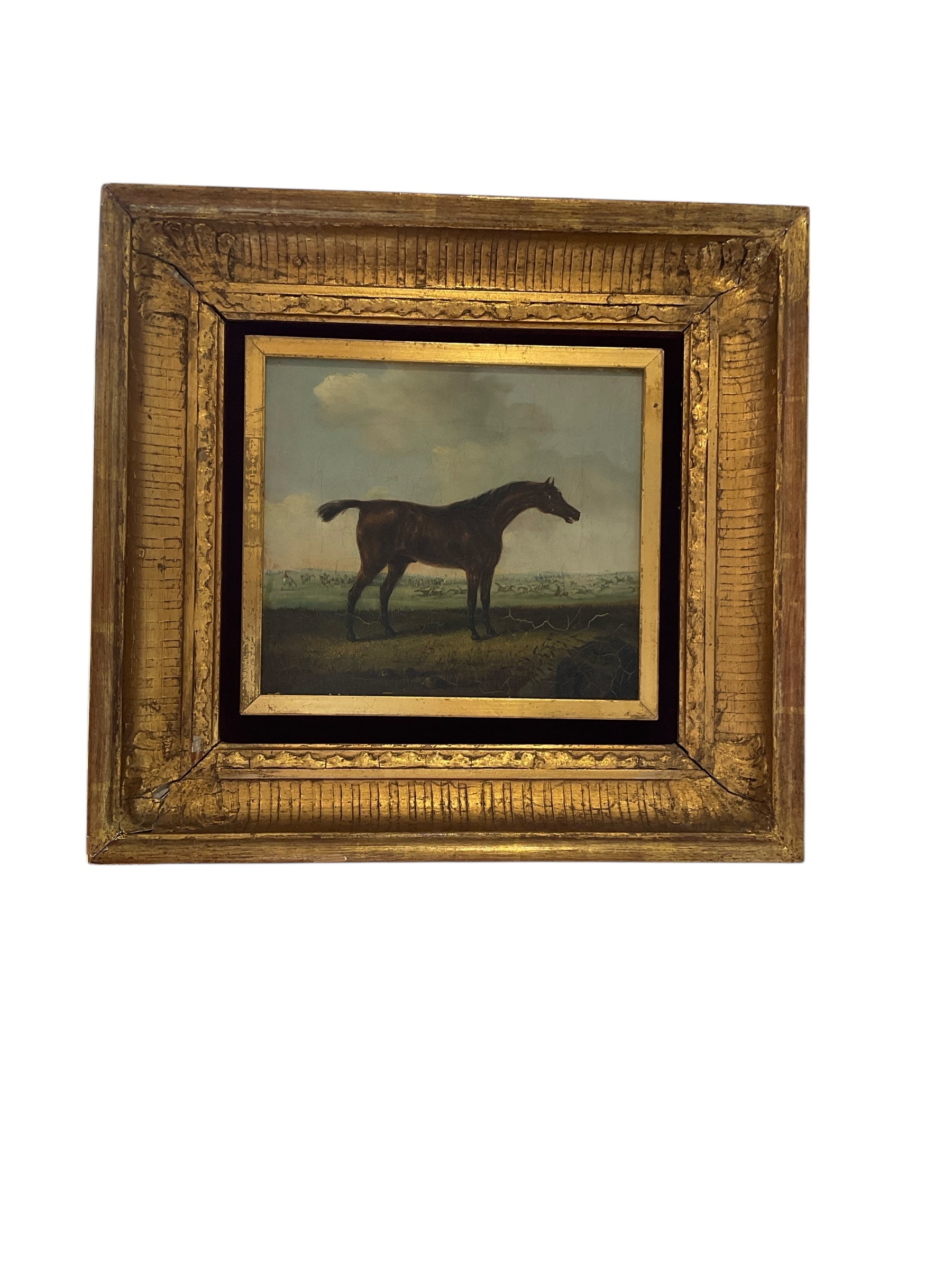 19th Century English Painting of Horse