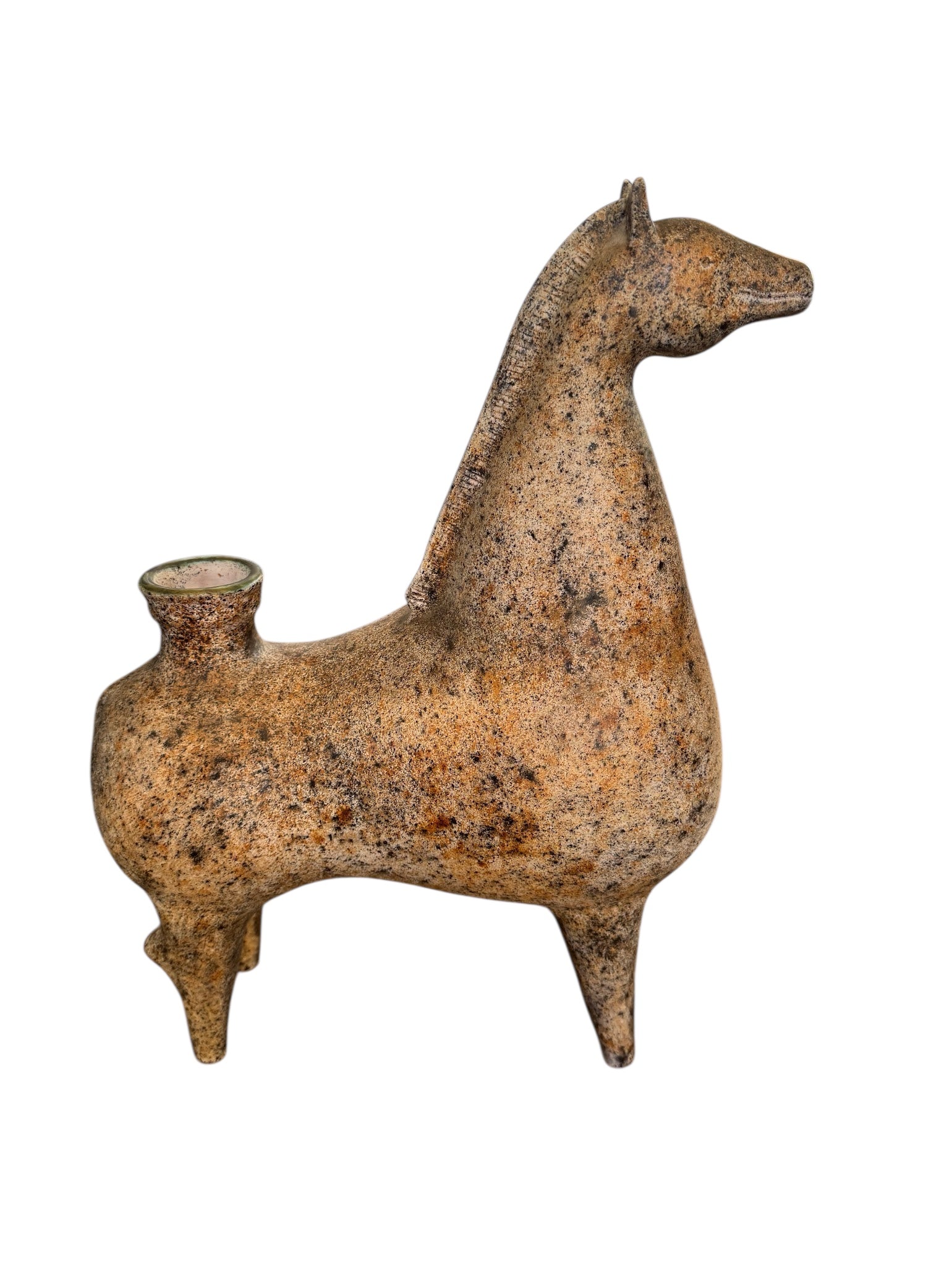 Vintage French Ceramic Horse