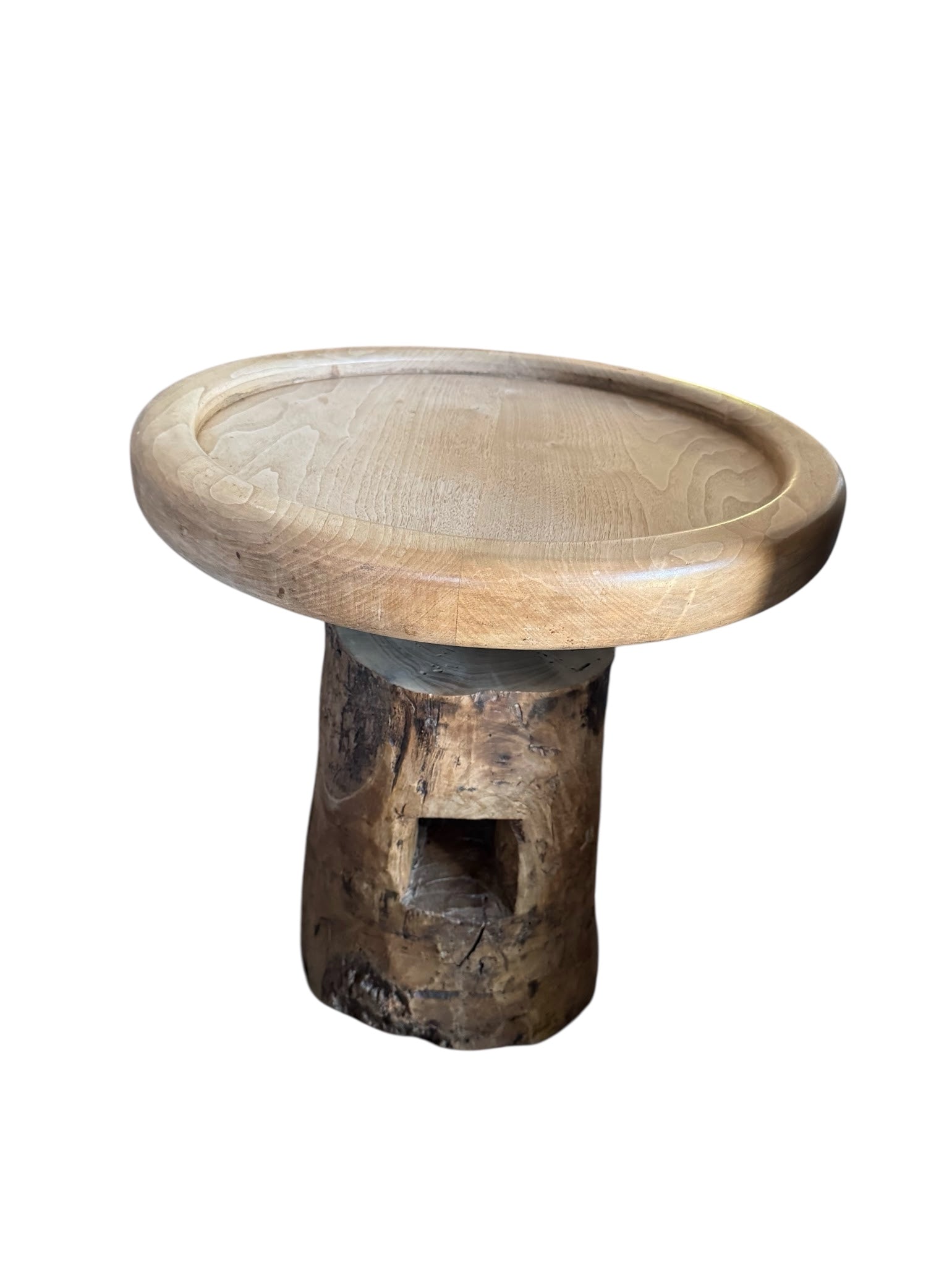 Limited Edition 18th Century Wood Element Base SideTable