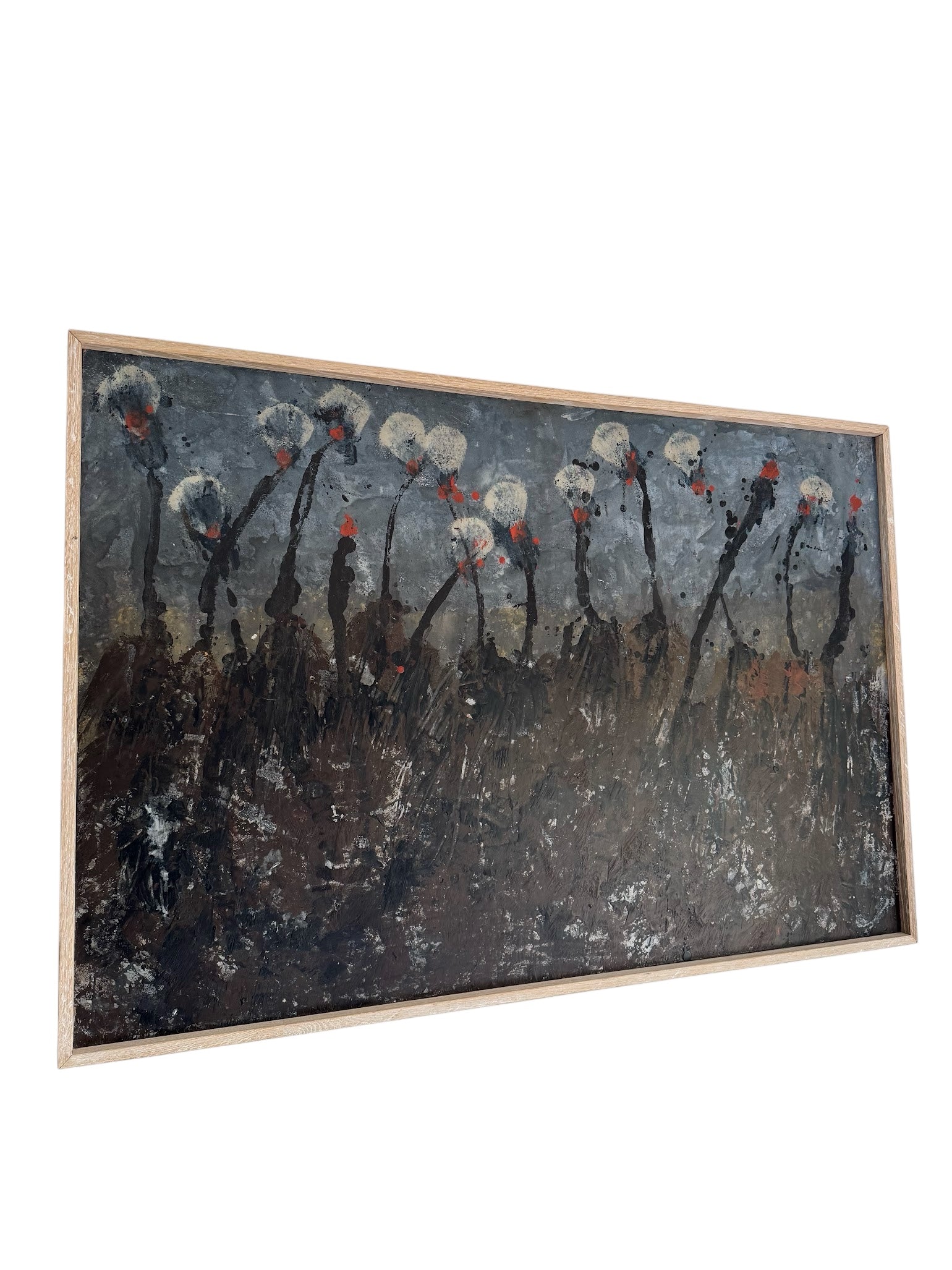 Listed Artist, Stephen Keeney Abstract Oil Painting