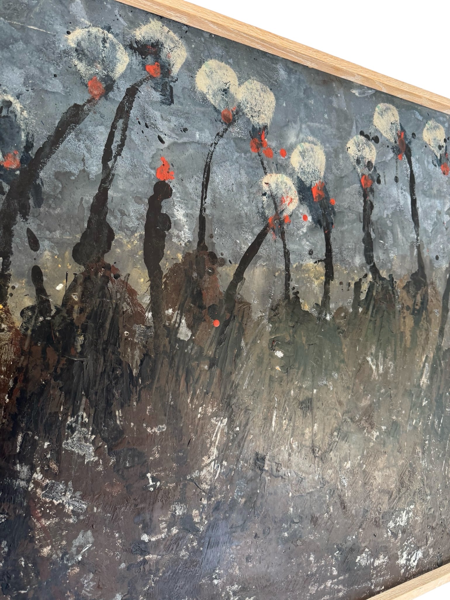 Listed Artist, Stephen Keeney Abstract Oil Painting