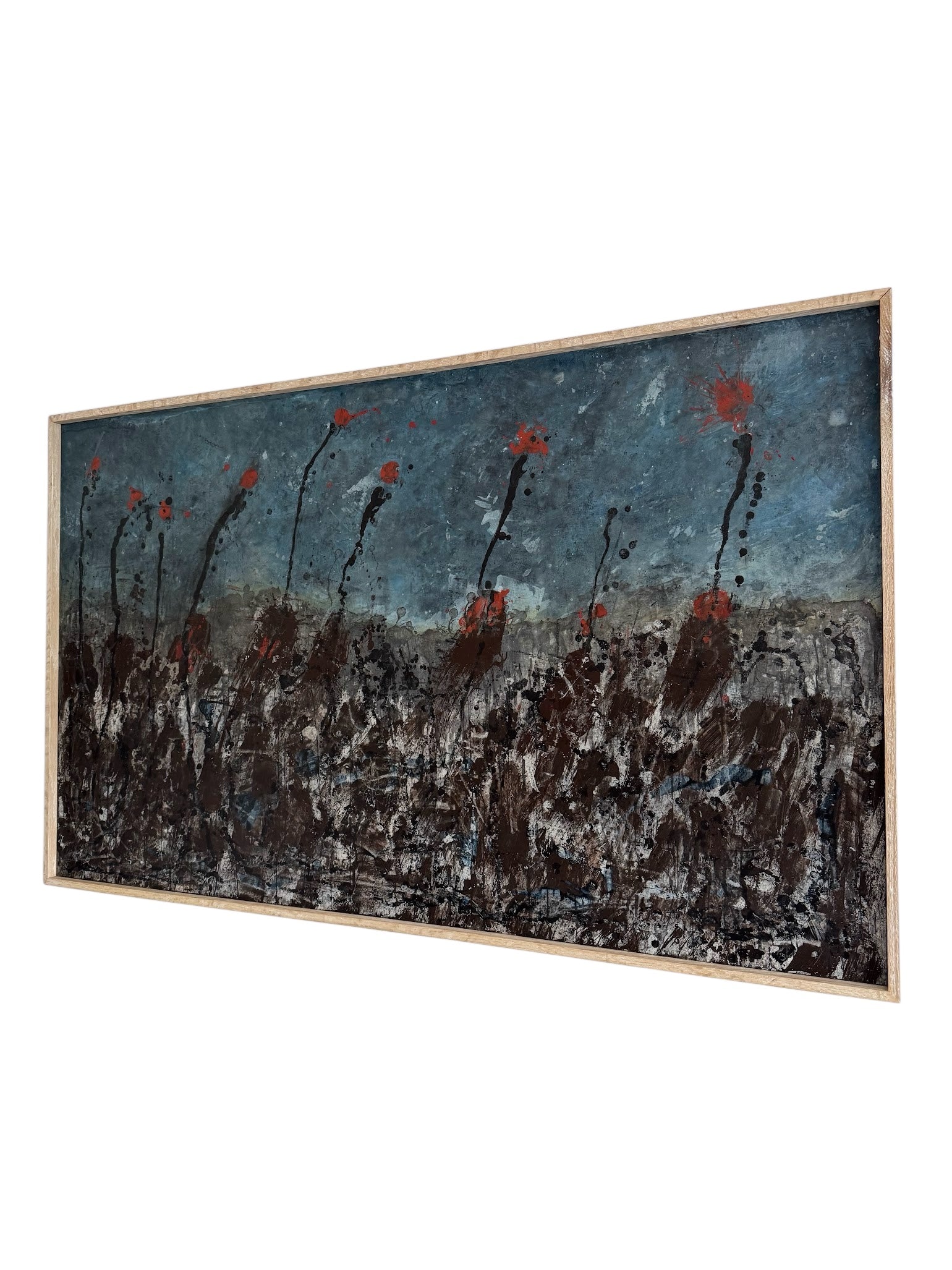 Listed Artist, Stephen Keeney Abstract Oil Painting