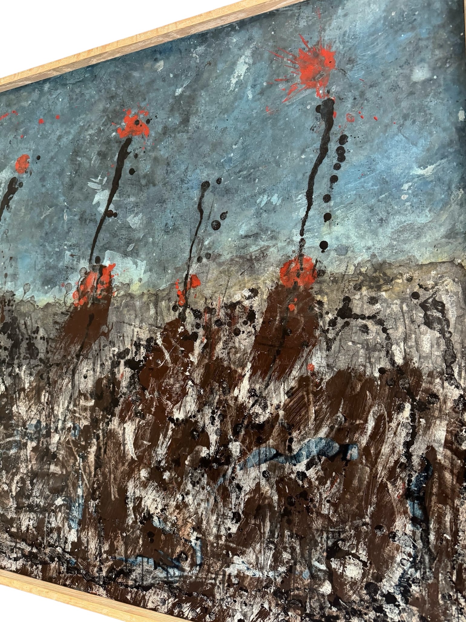 Listed Artist, Stephen Keeney Abstract Oil Painting