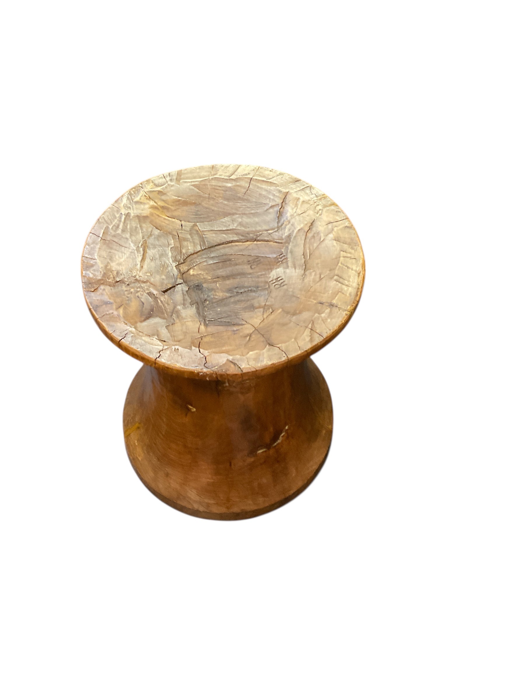 French Antique Wood Stool/Table