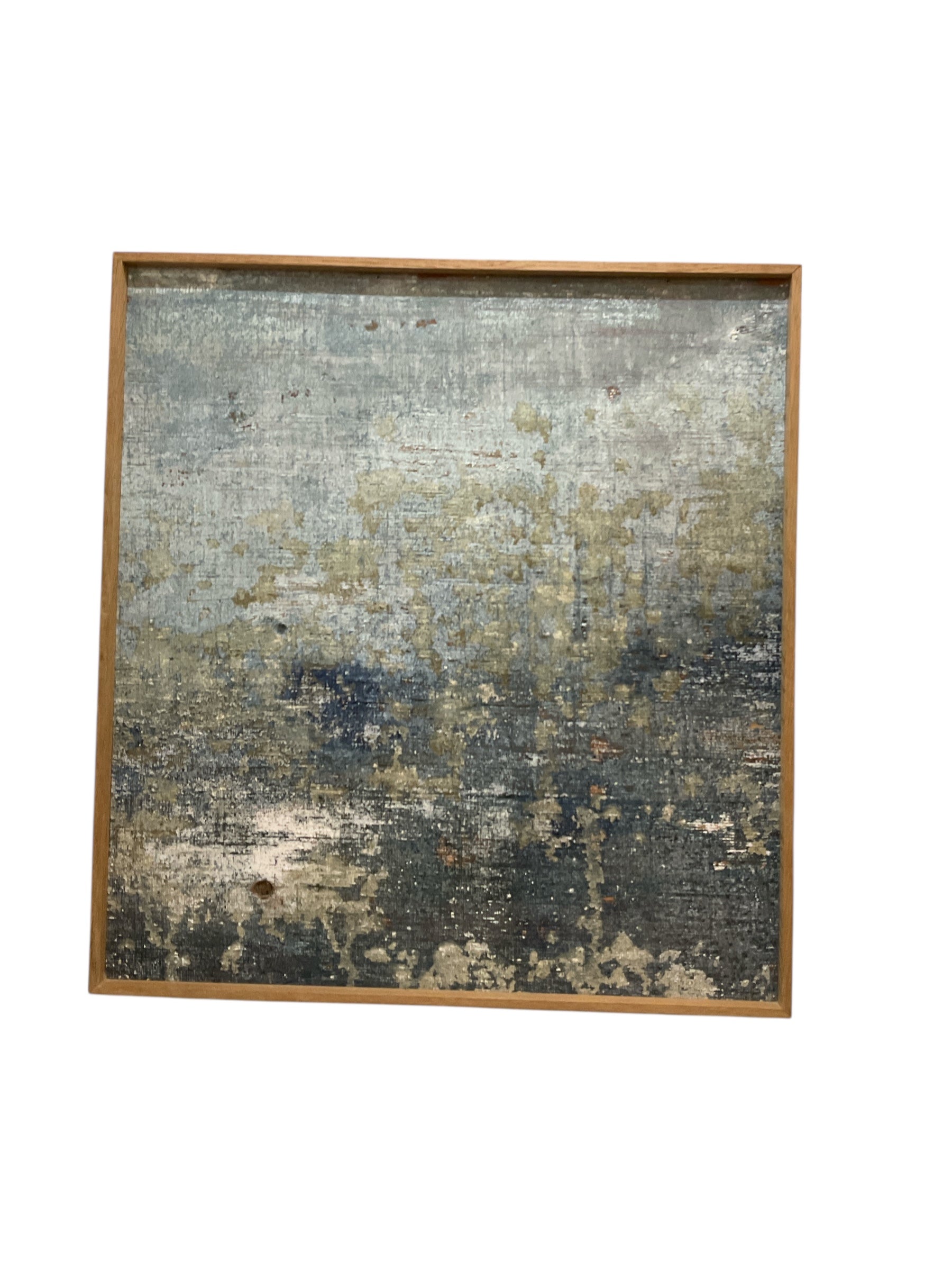 Listed Artist, Stephen Keeney Abstract Mixed Media Painting