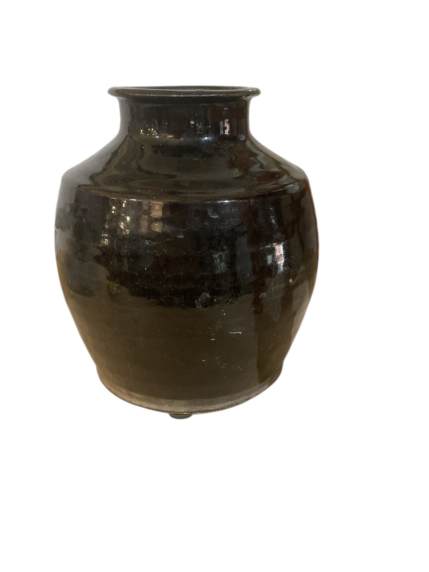 Antique Central Asian Black Glaze Vase