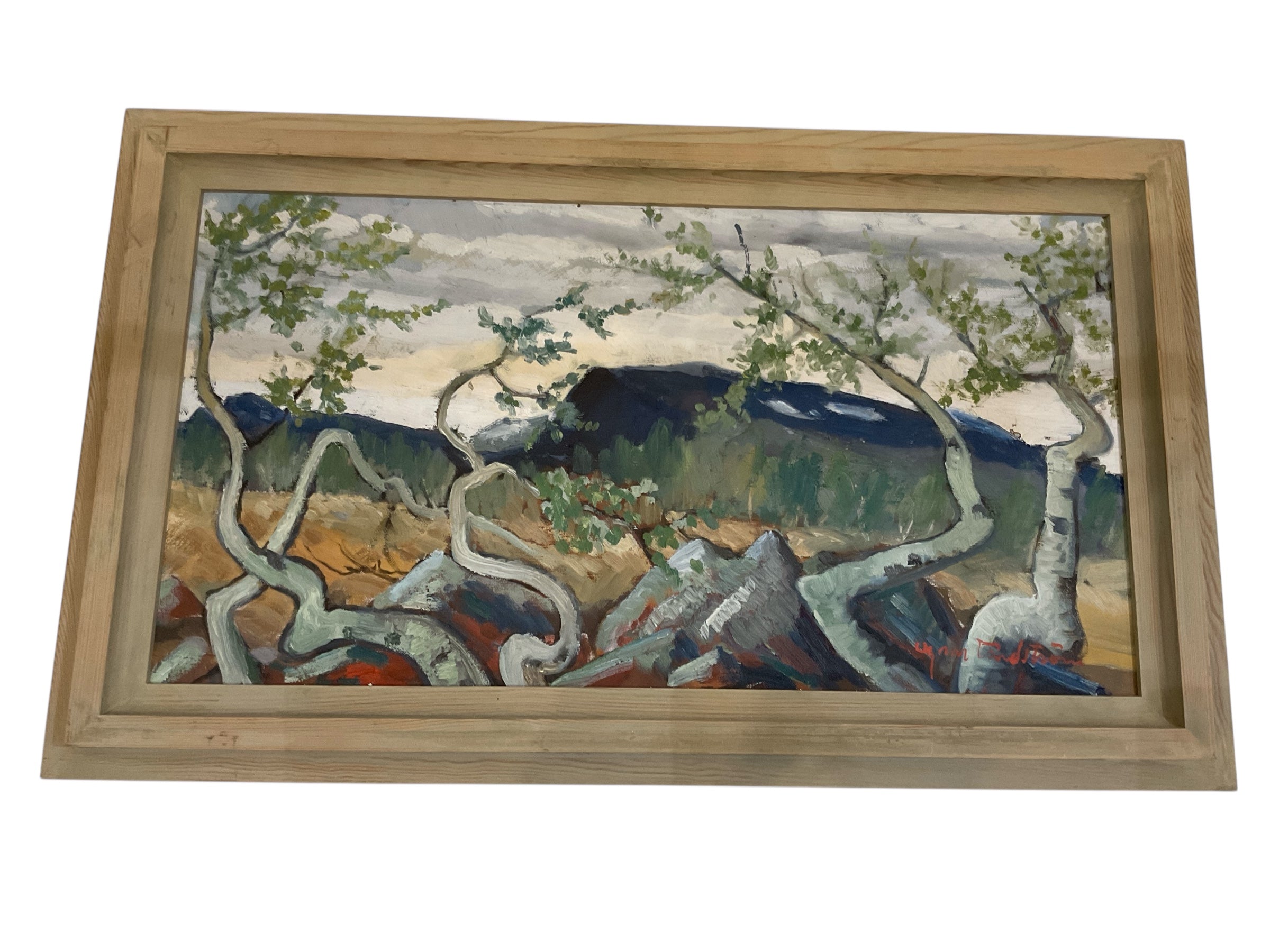 Vintage Danish Landscape Painting