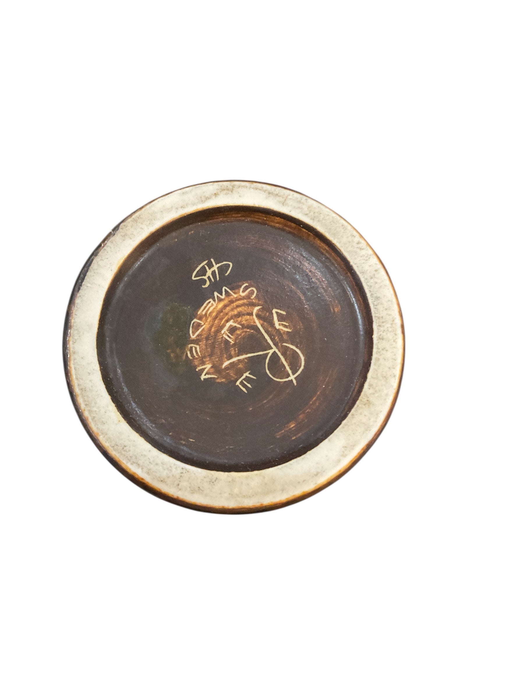 Carl Stalhane Stoneware Black Vase