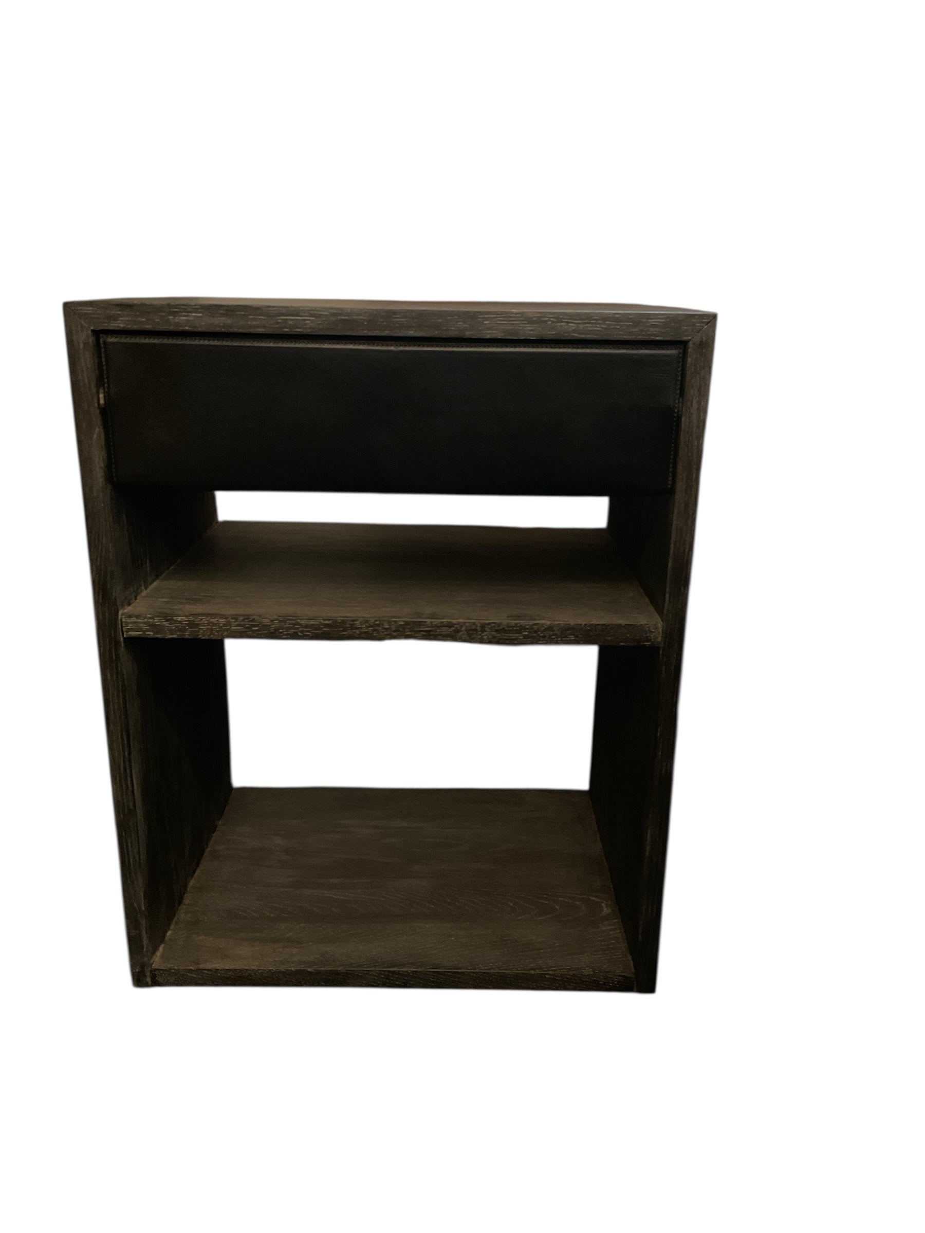 Black Cerused Oak Nightstand