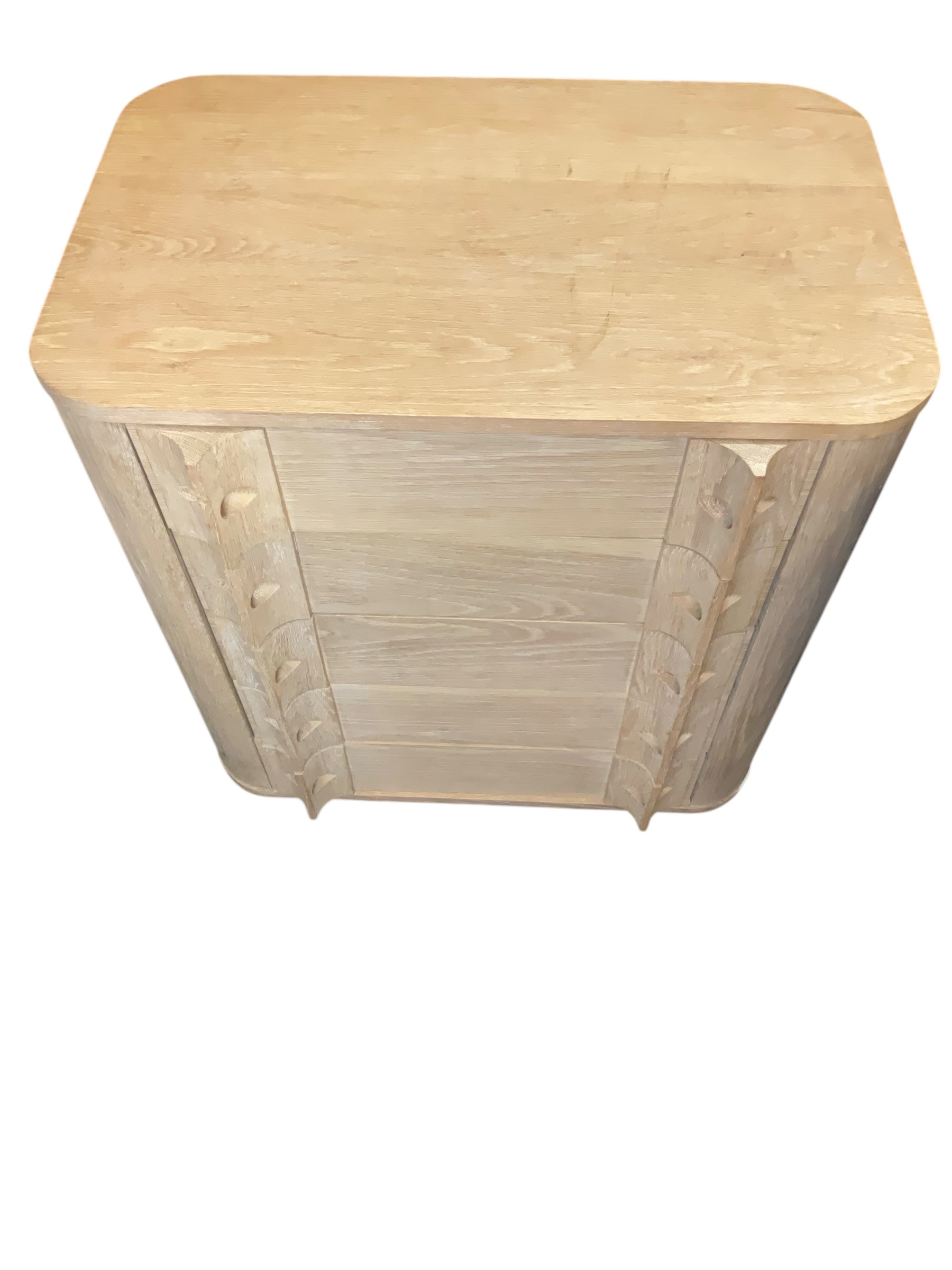 Small Cerused Oak Nightstand