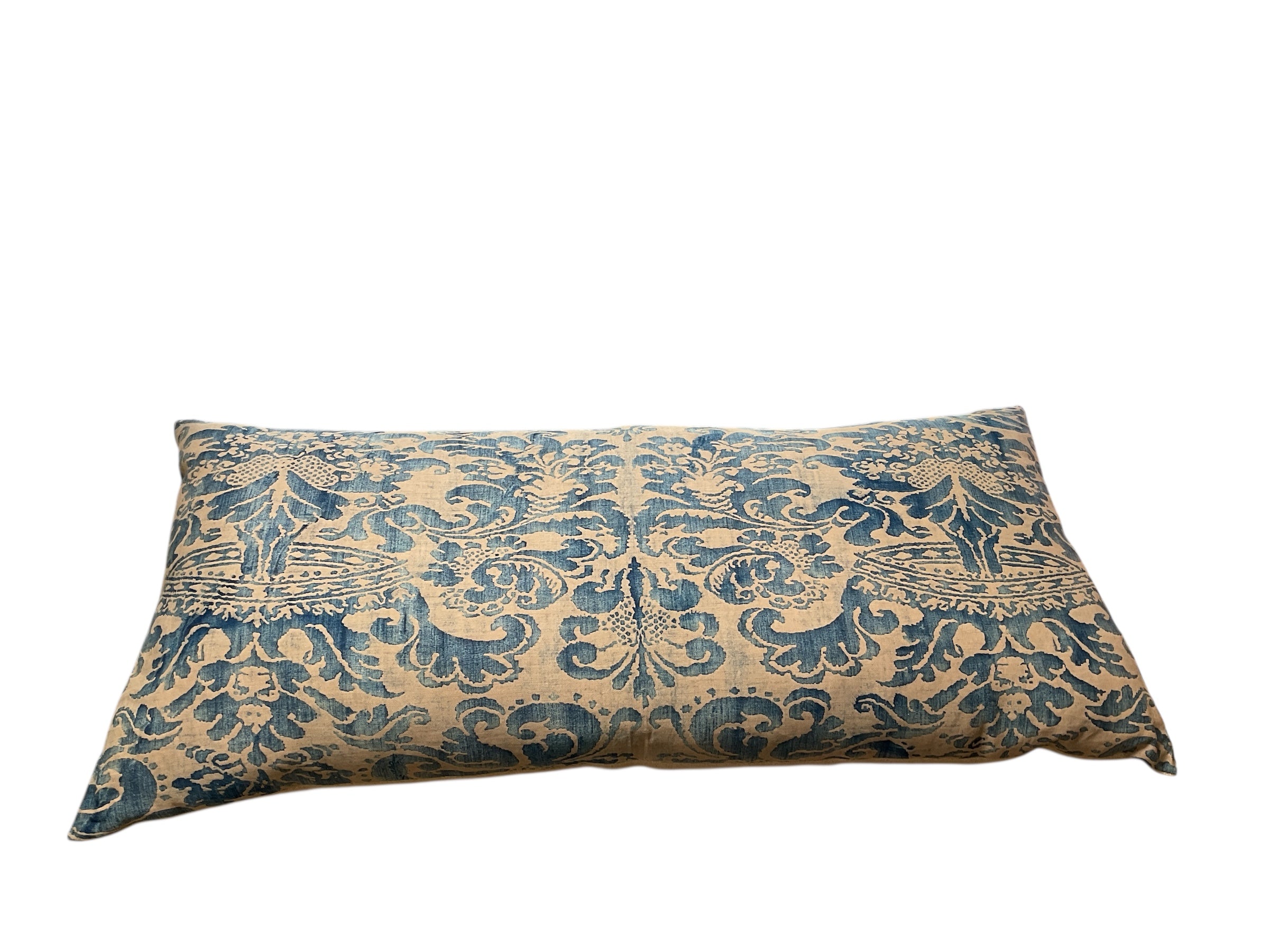 Large lumbar Antique Fortuny Pillow