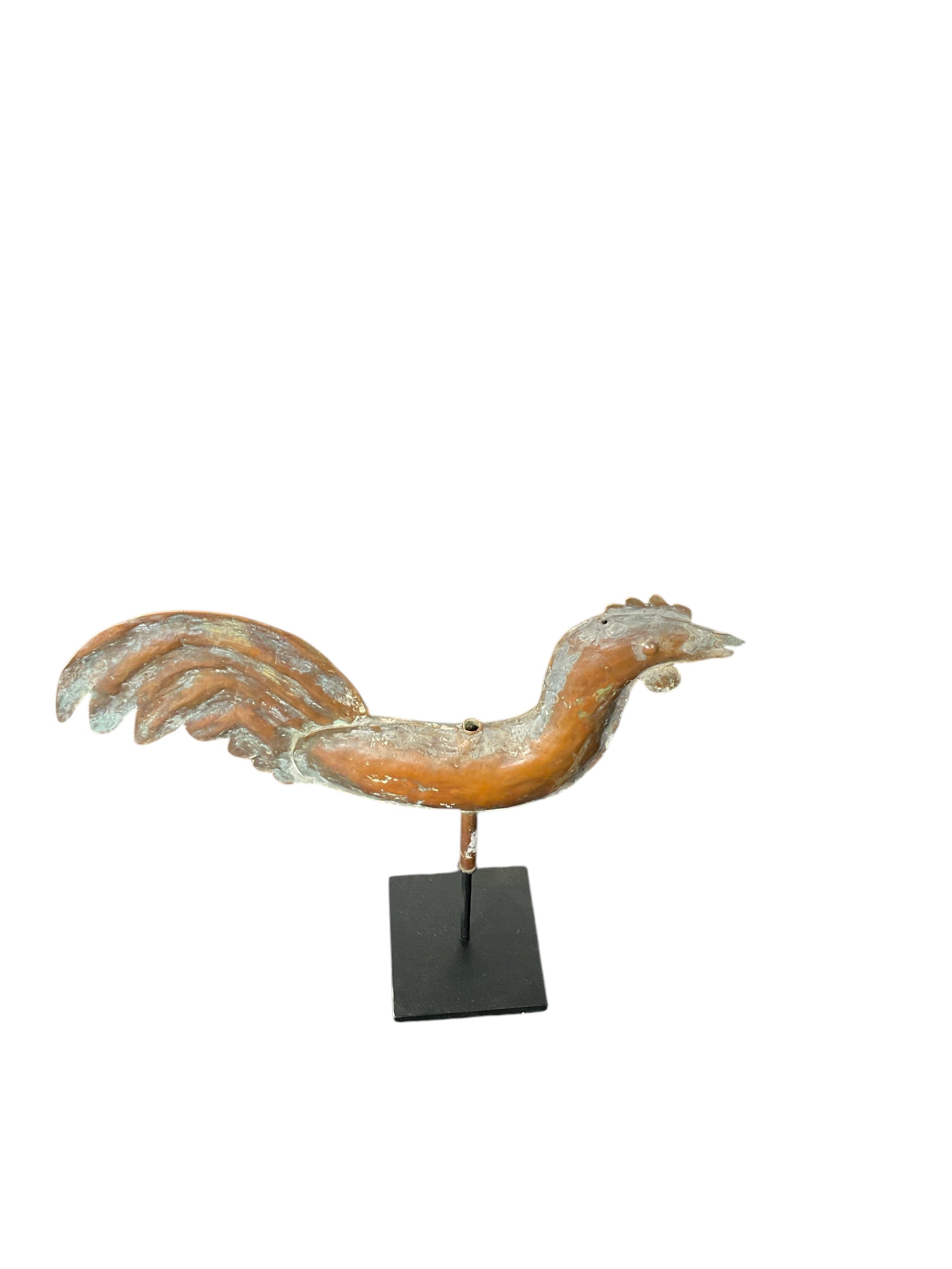 French Zinc Bird sculpture