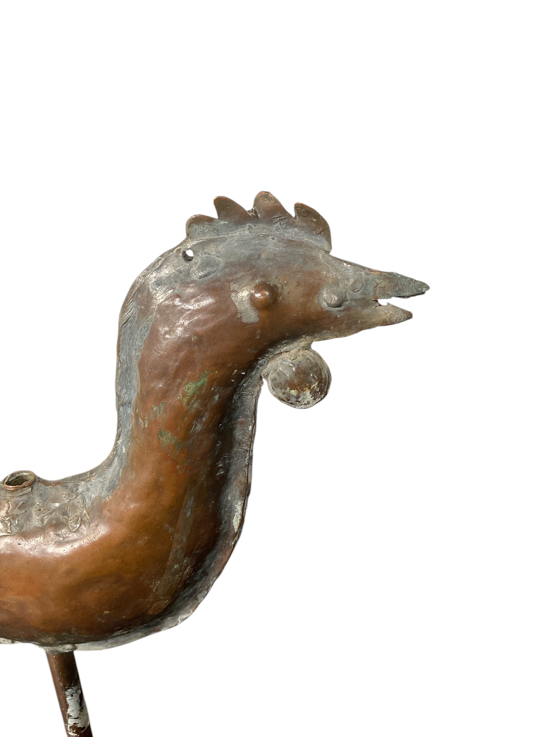 French Zinc Bird sculpture