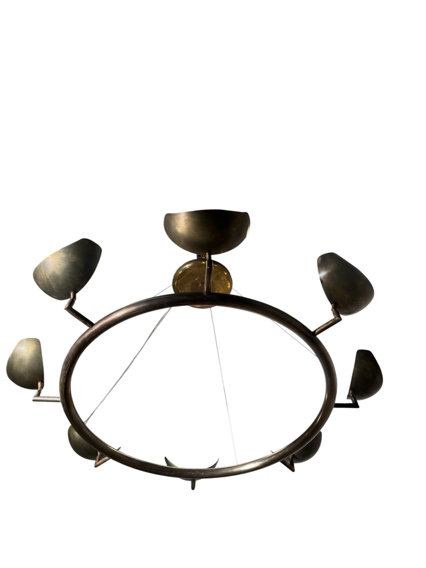 Lucca Studio Bronze Eight Light Hagens Chandelier