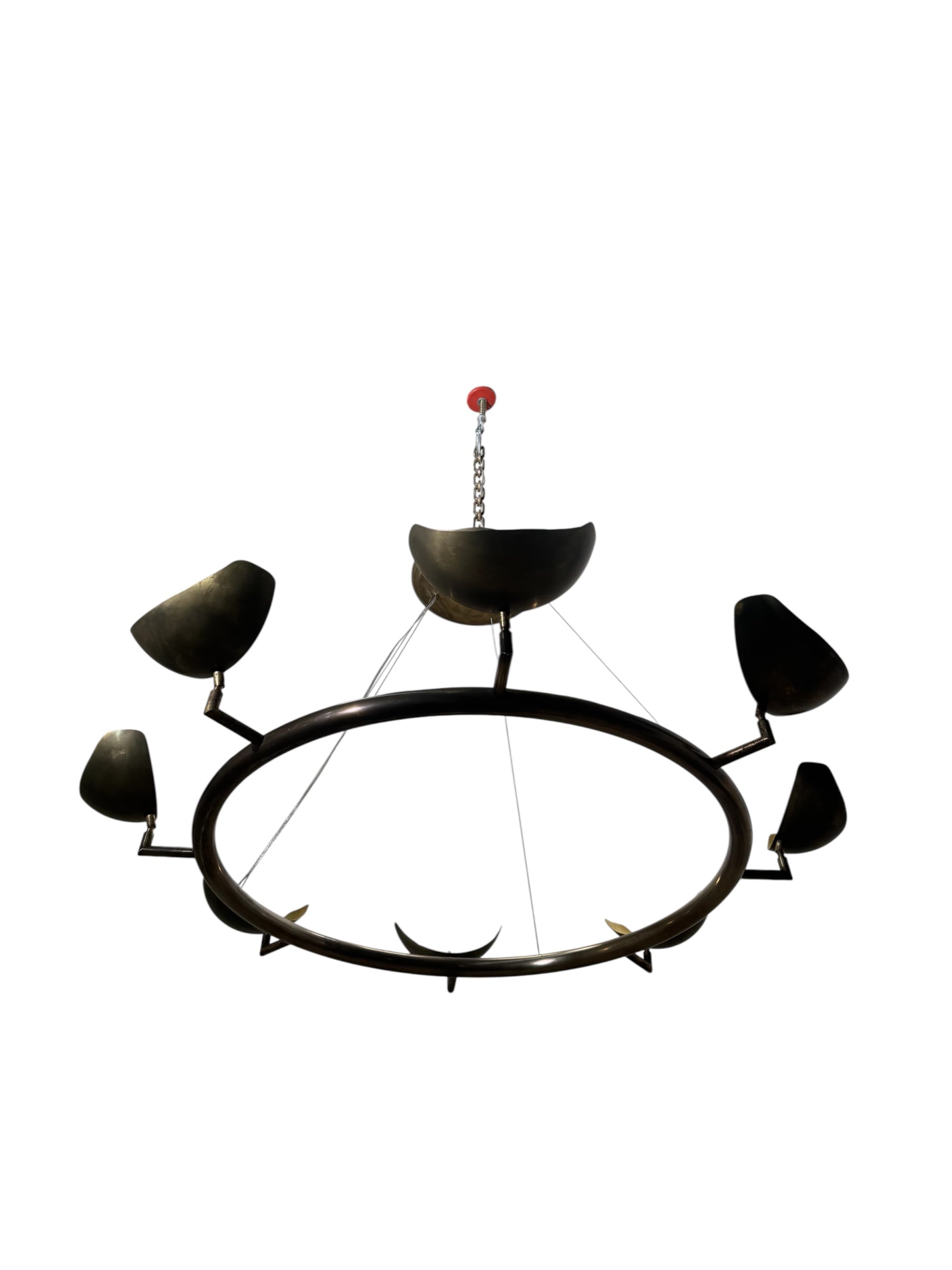 Lucca Studio Bronze Eight Light Hagens Chandelier