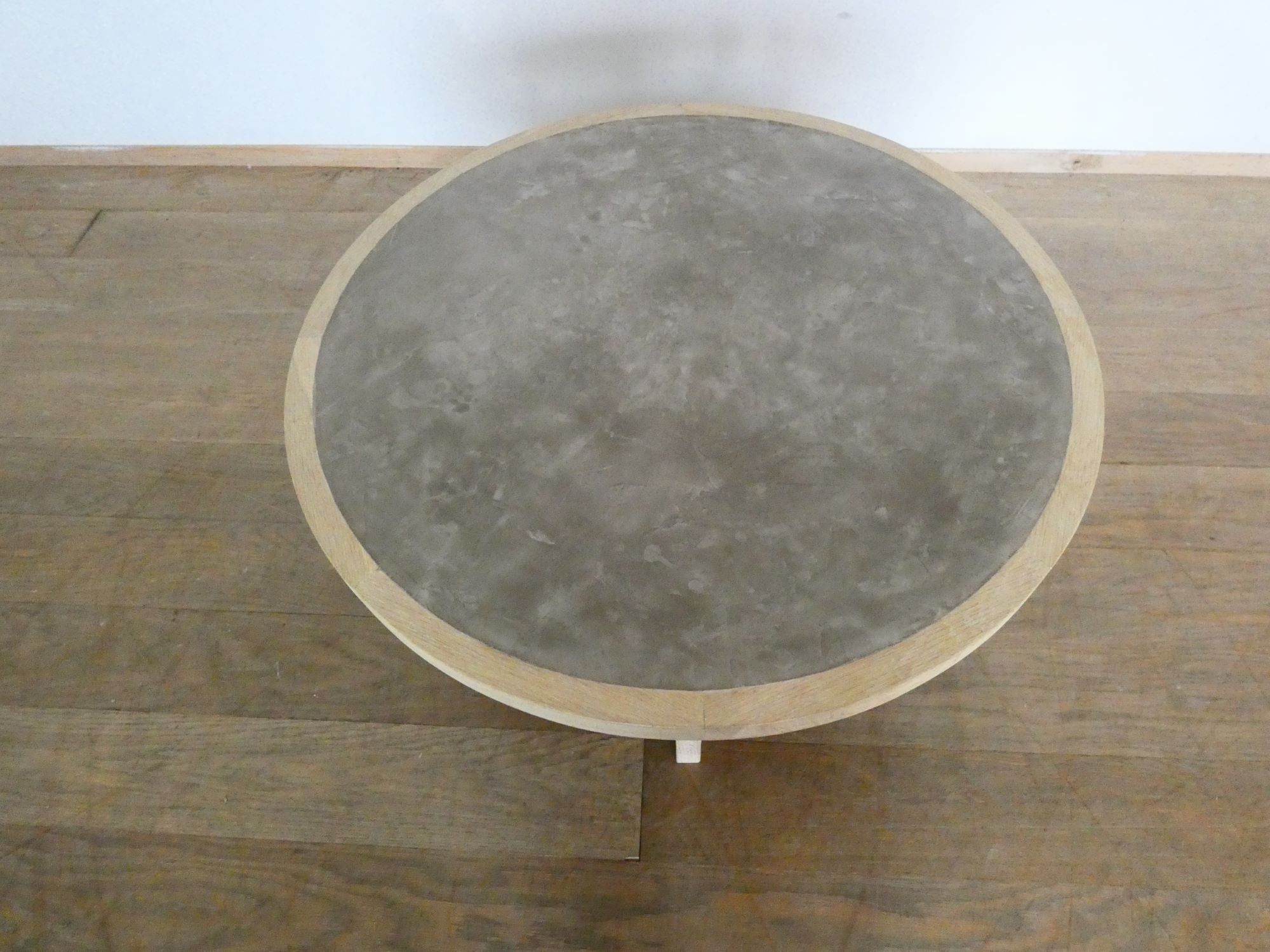 Lucca Studio Dubin Oak and Cement Top Coffee Table