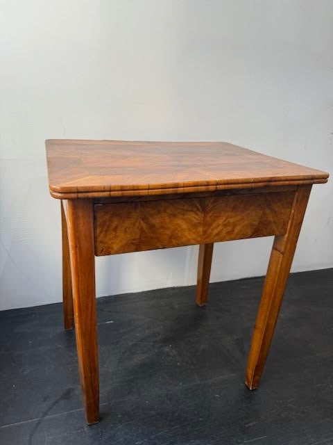 Biedermeier Burlwood Side Table