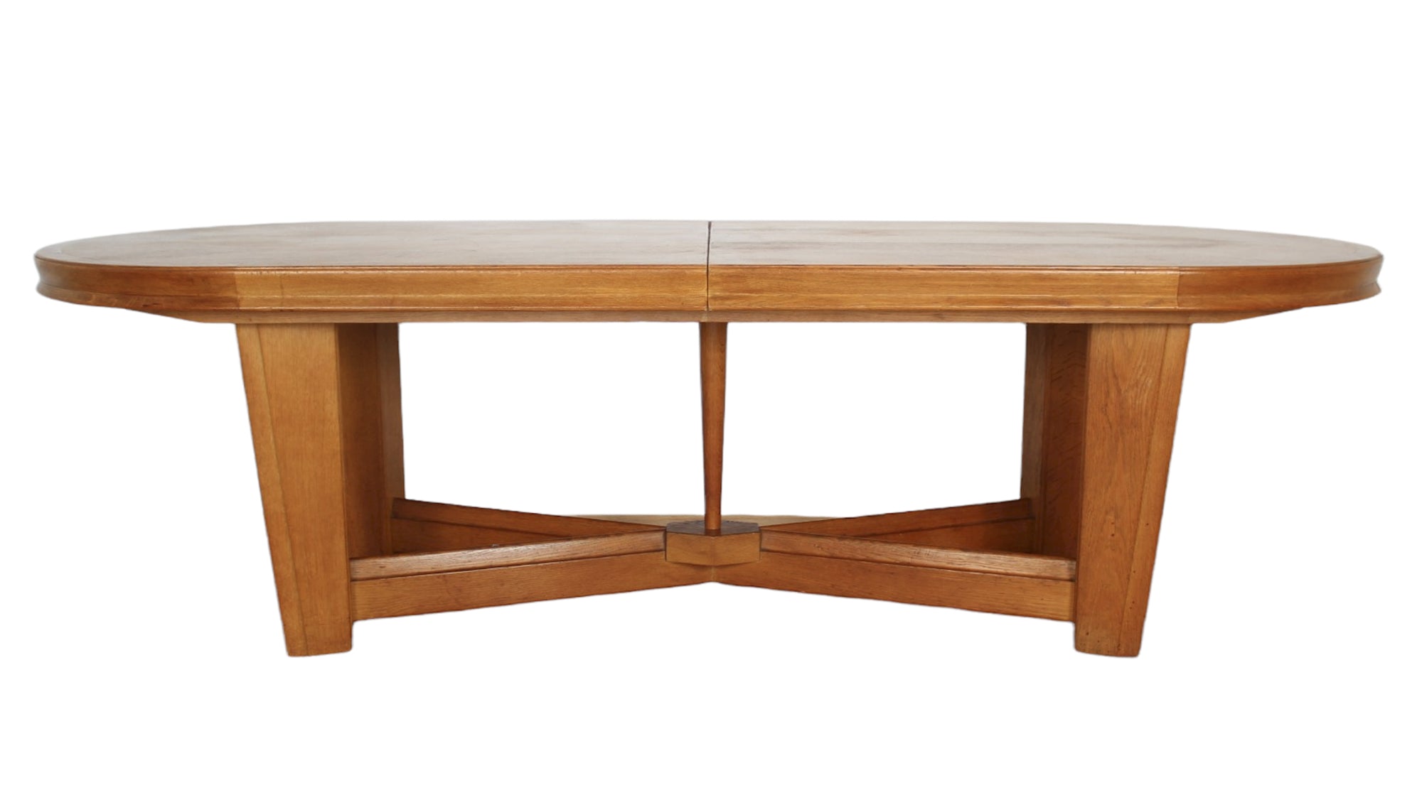 Rare Guillerme & Chambron Oval Dining Table