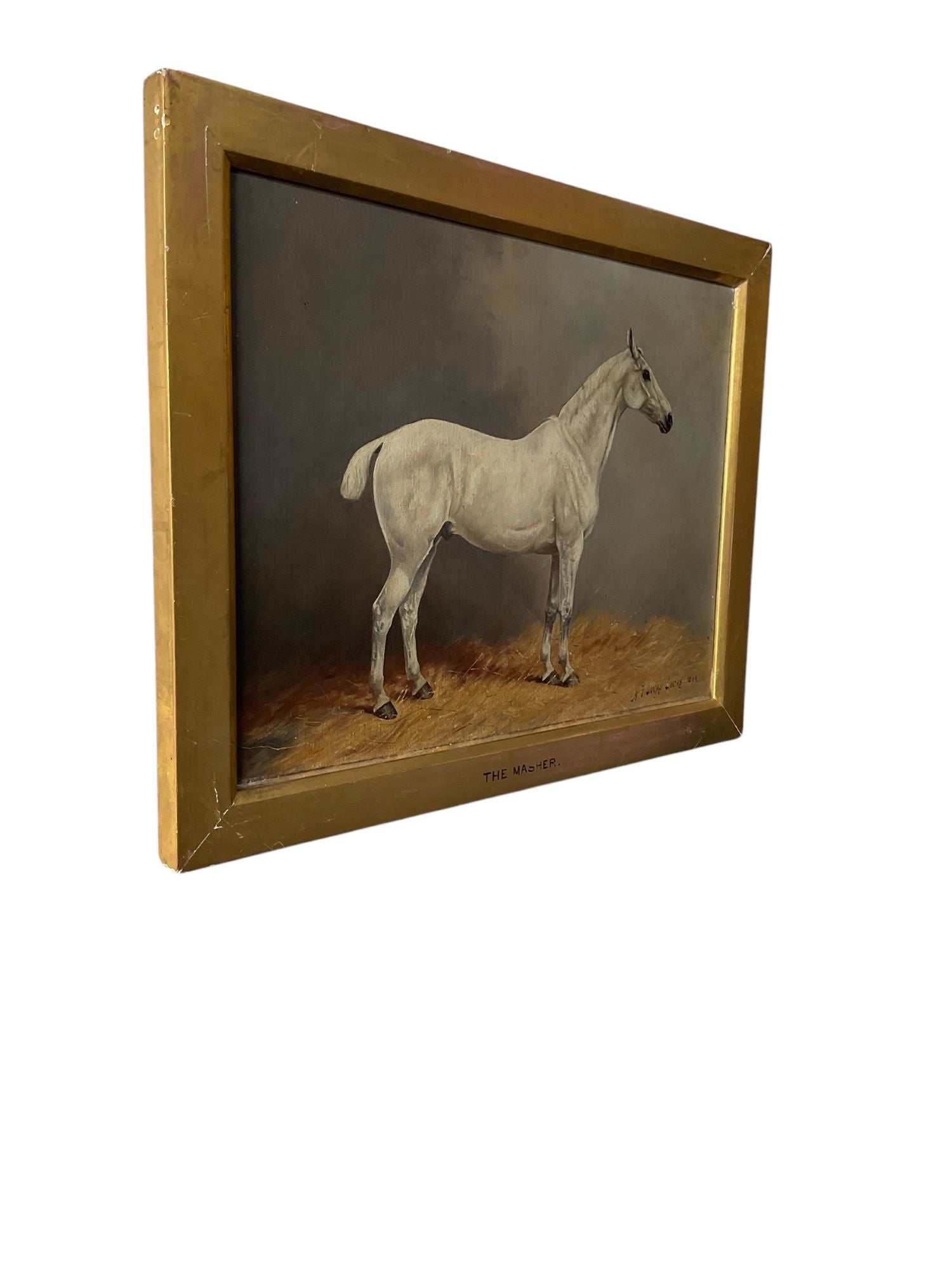 Rare Circa 1890’s English Horse Portrait, (4) Framed Portraits Available