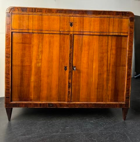 French Walnut Deco Cabinet