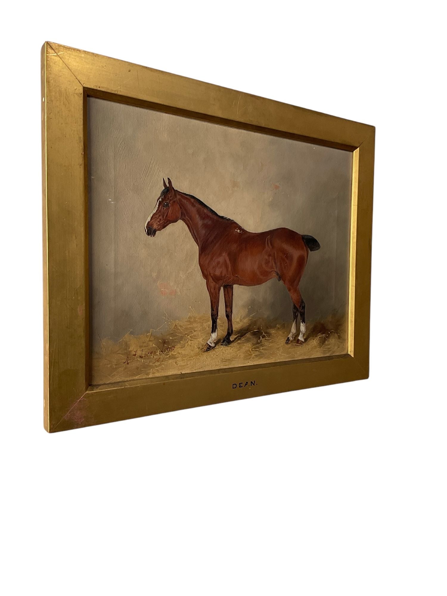 Circa 1890’s English Horse Portrait, (4) Framed Portraits Available