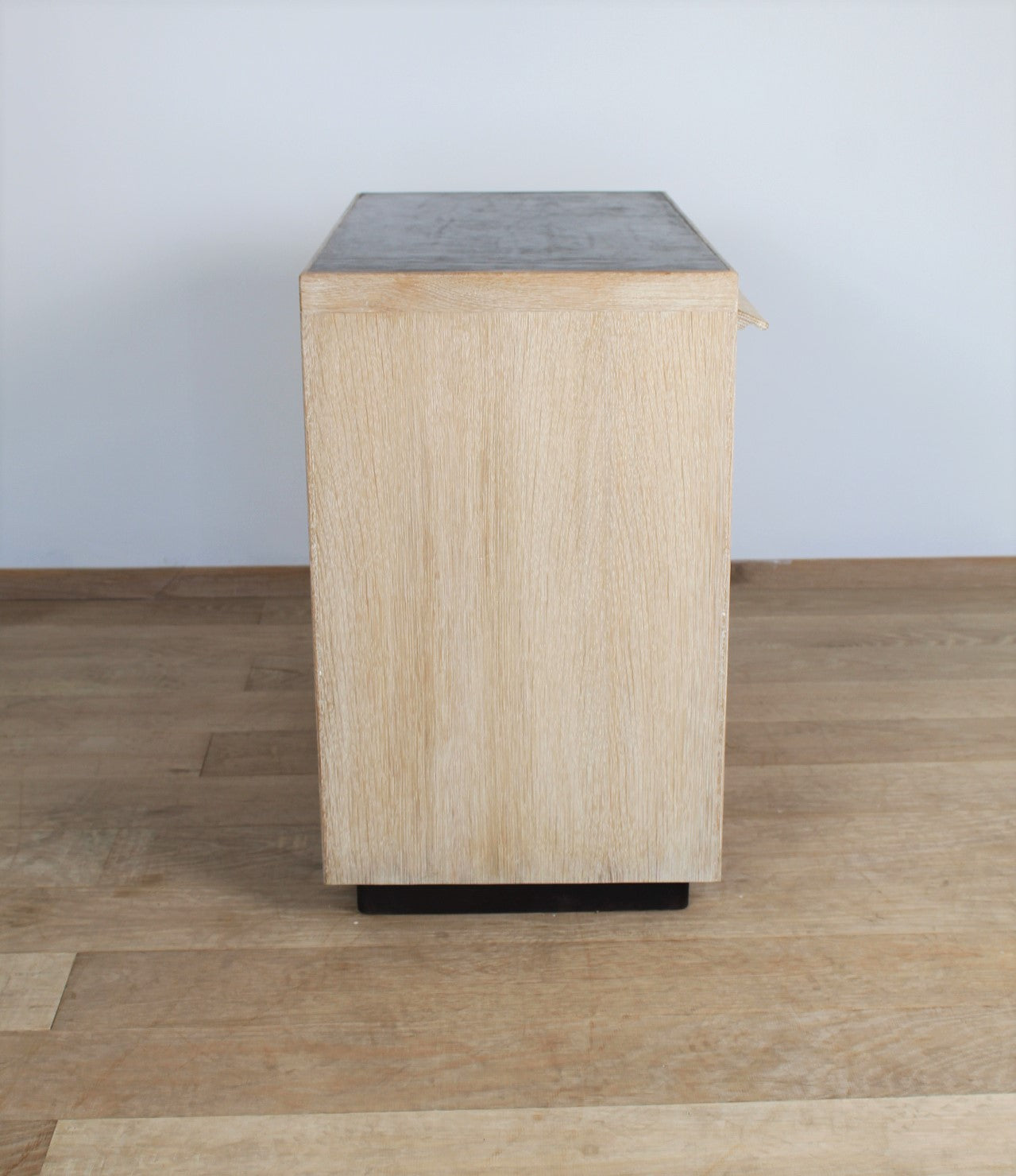 Lucca Studio Paola Night Stand - Leather Top and base