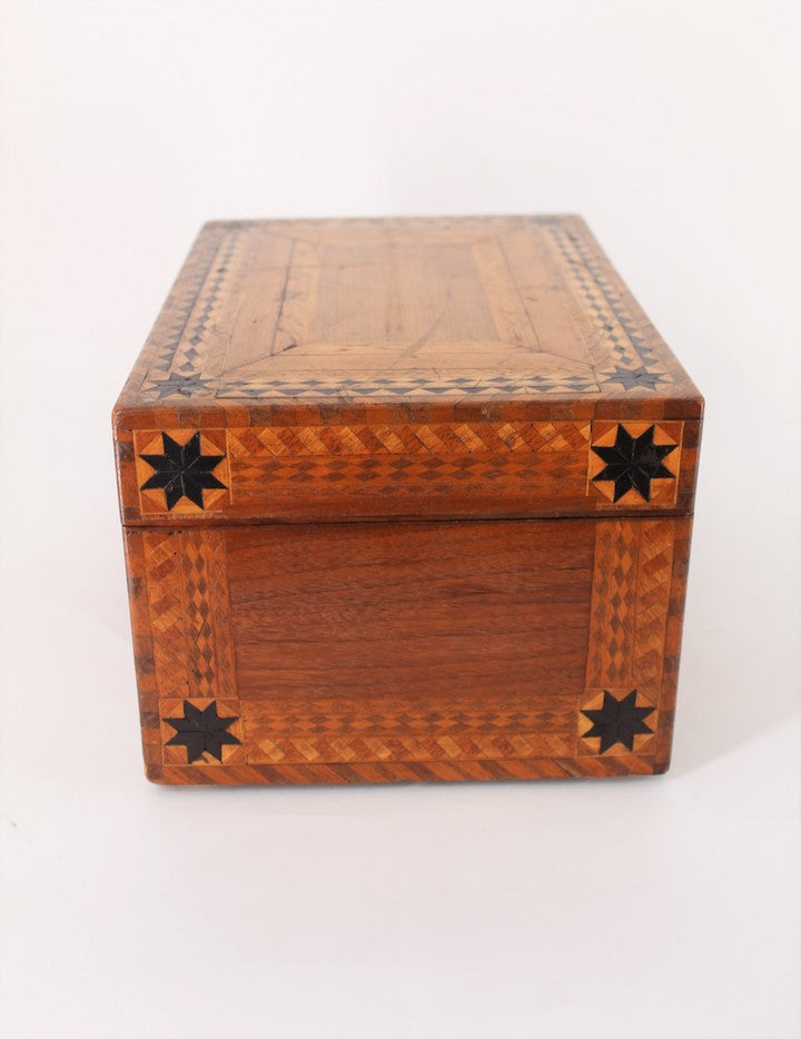 Fine Inlaid Marquetry 19th Century Box