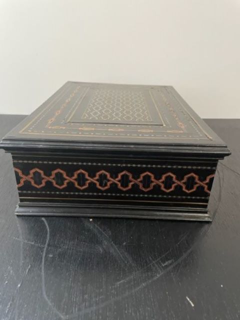 English Copper Inlay Box