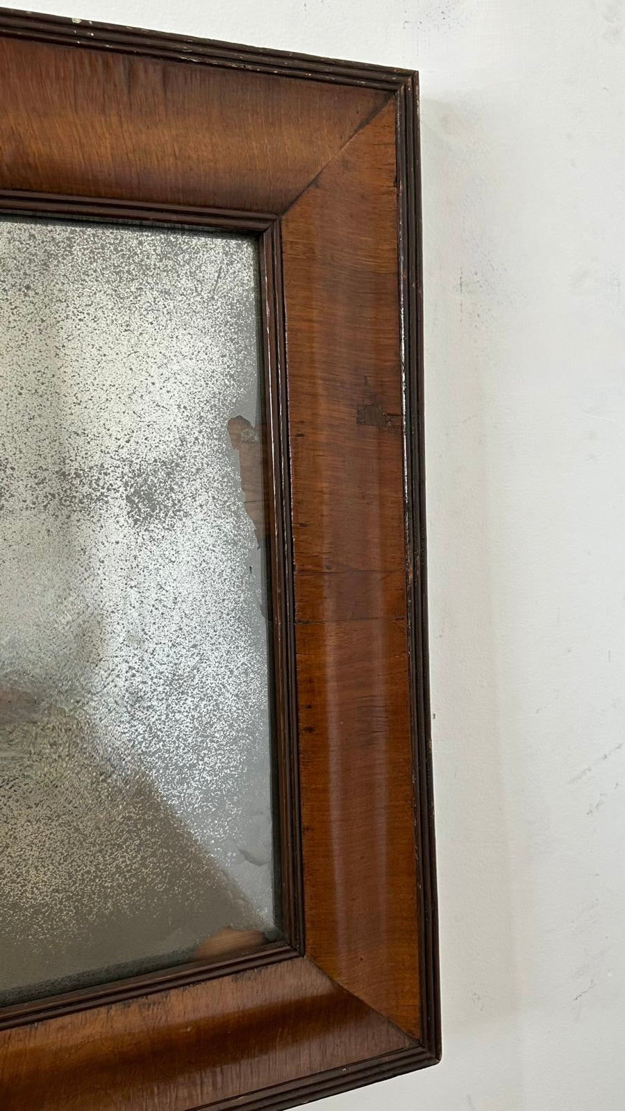 19th Century Burl Wood Mirror