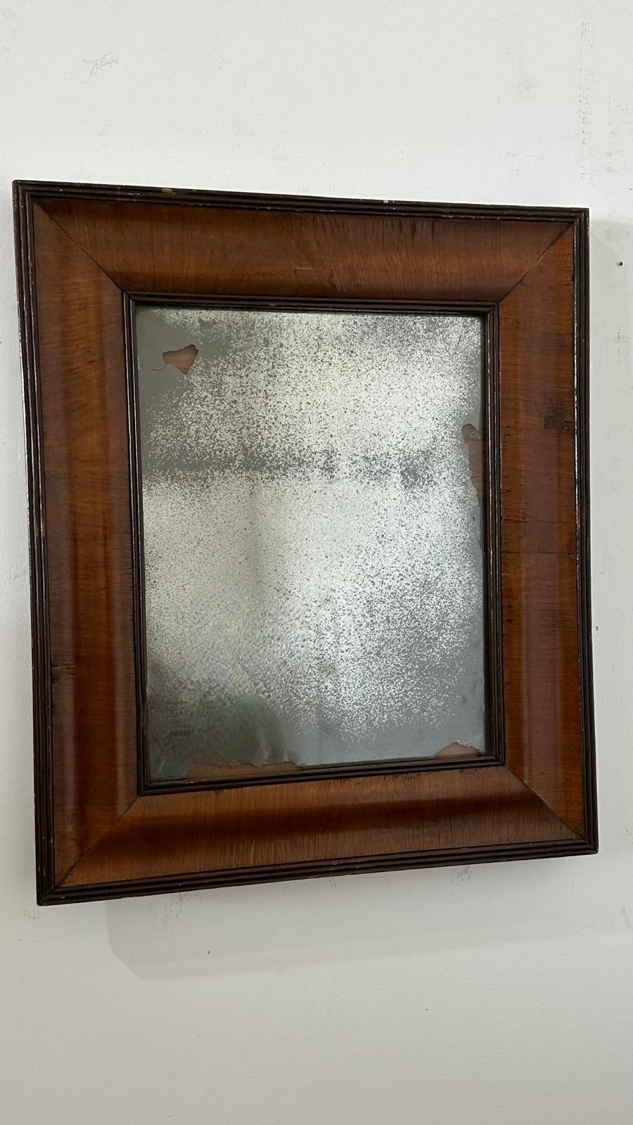 19th Century Burl Wood Mirror