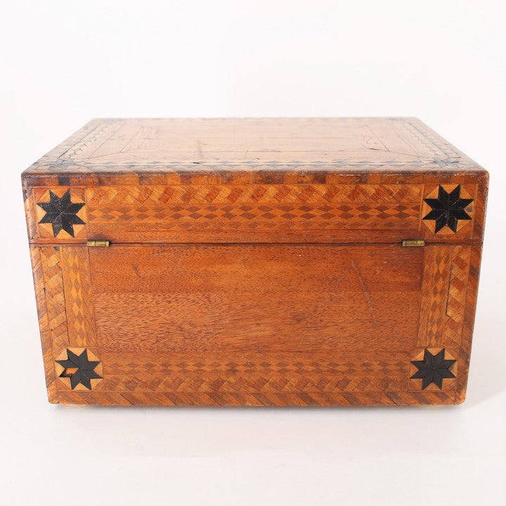 Fine Inlaid Marquetry 19th Century Box