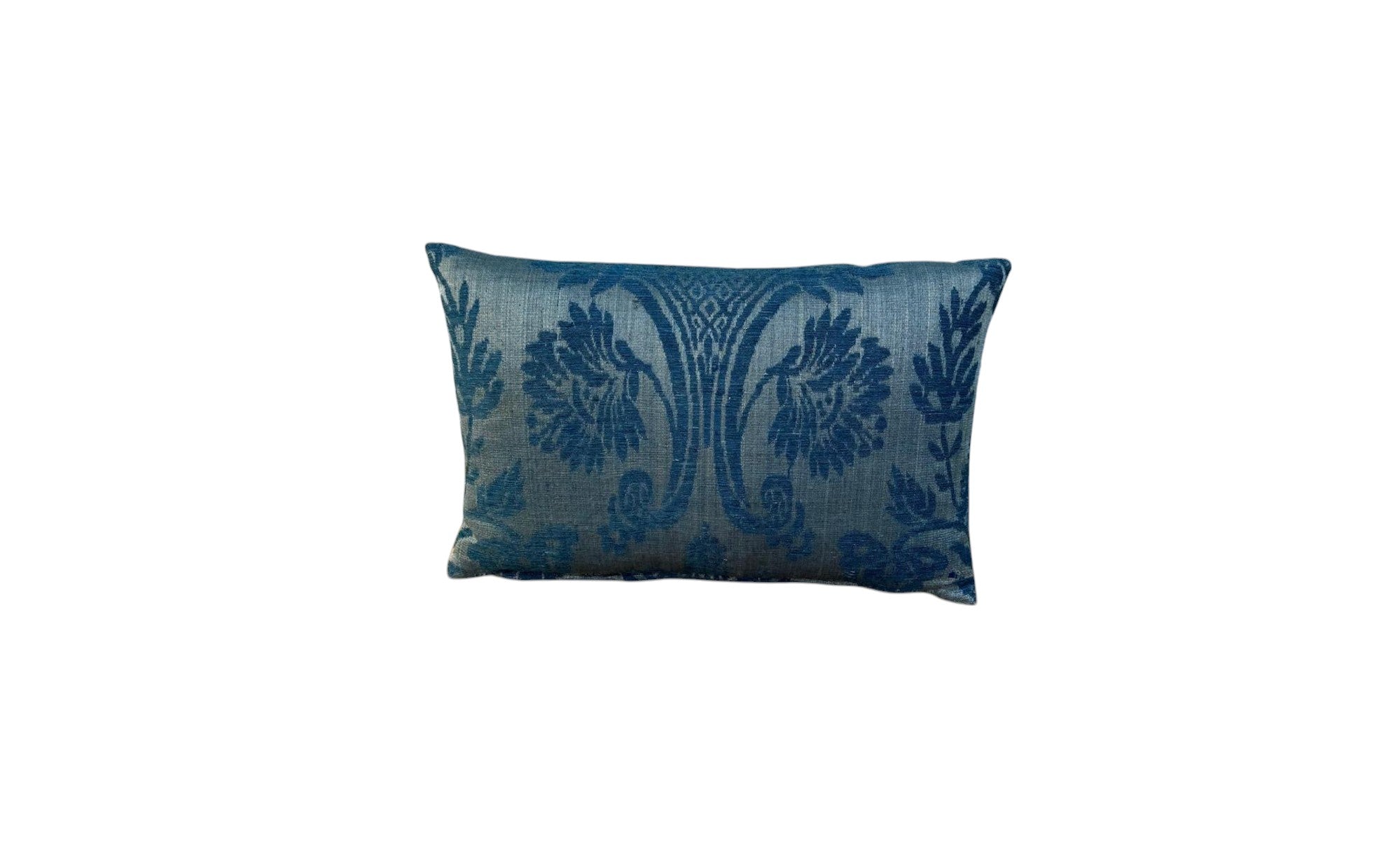 18th Century French Damask Textile Pillow