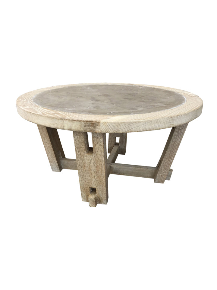 Lucca Studio Dider Round Coffee Table (Cement top)