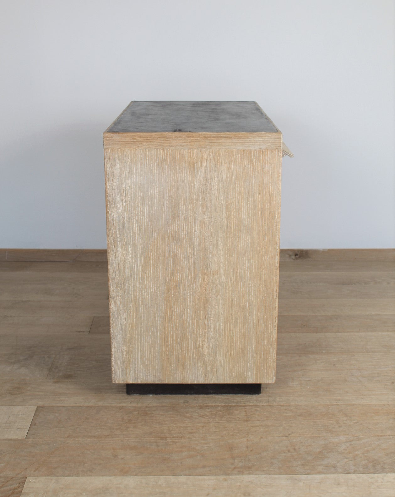 Lucca Studio Paola Night Stand - Leather Top and base