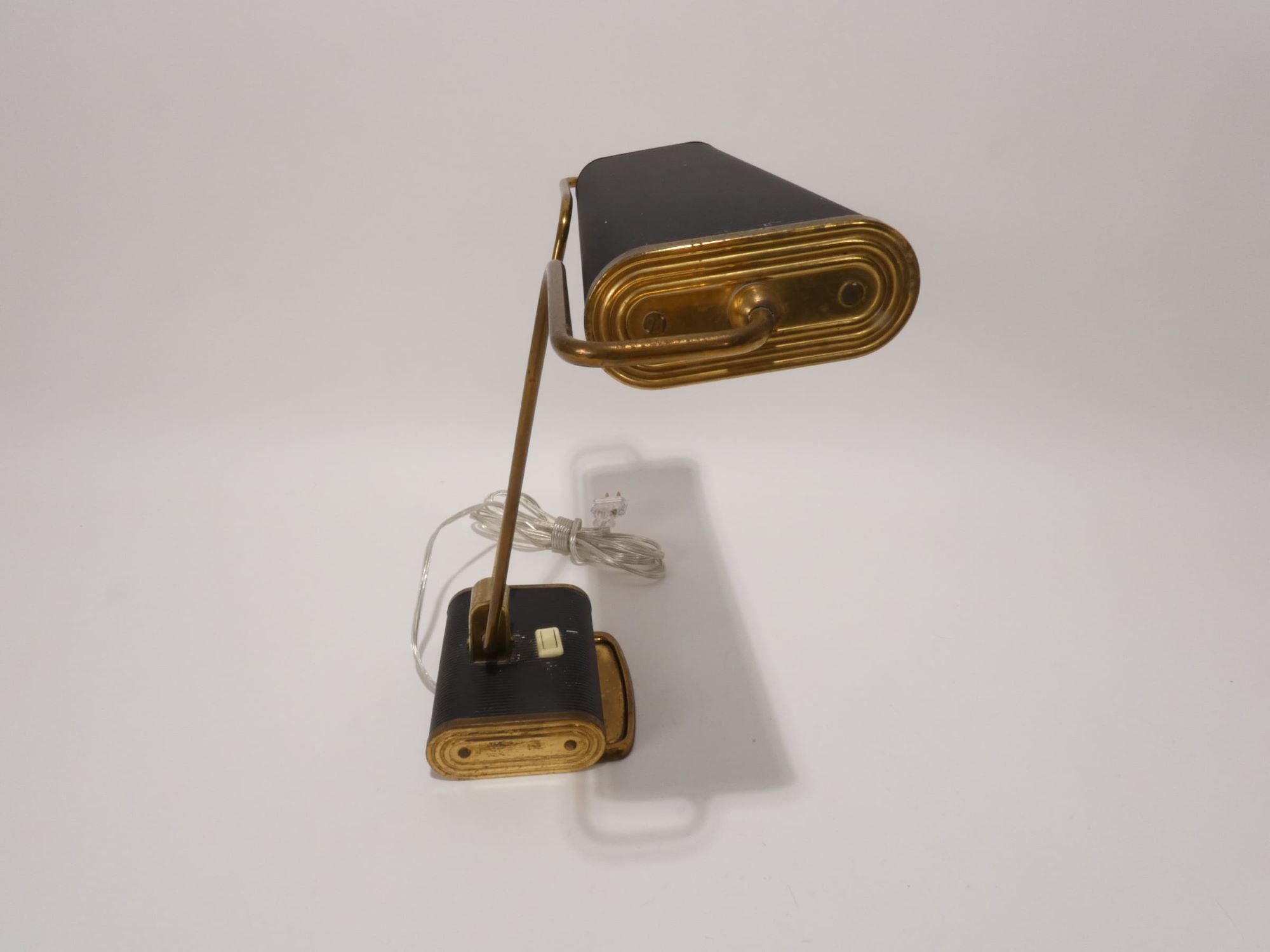 Eileen Gray Adjustable Brass and Black  Table Lamp