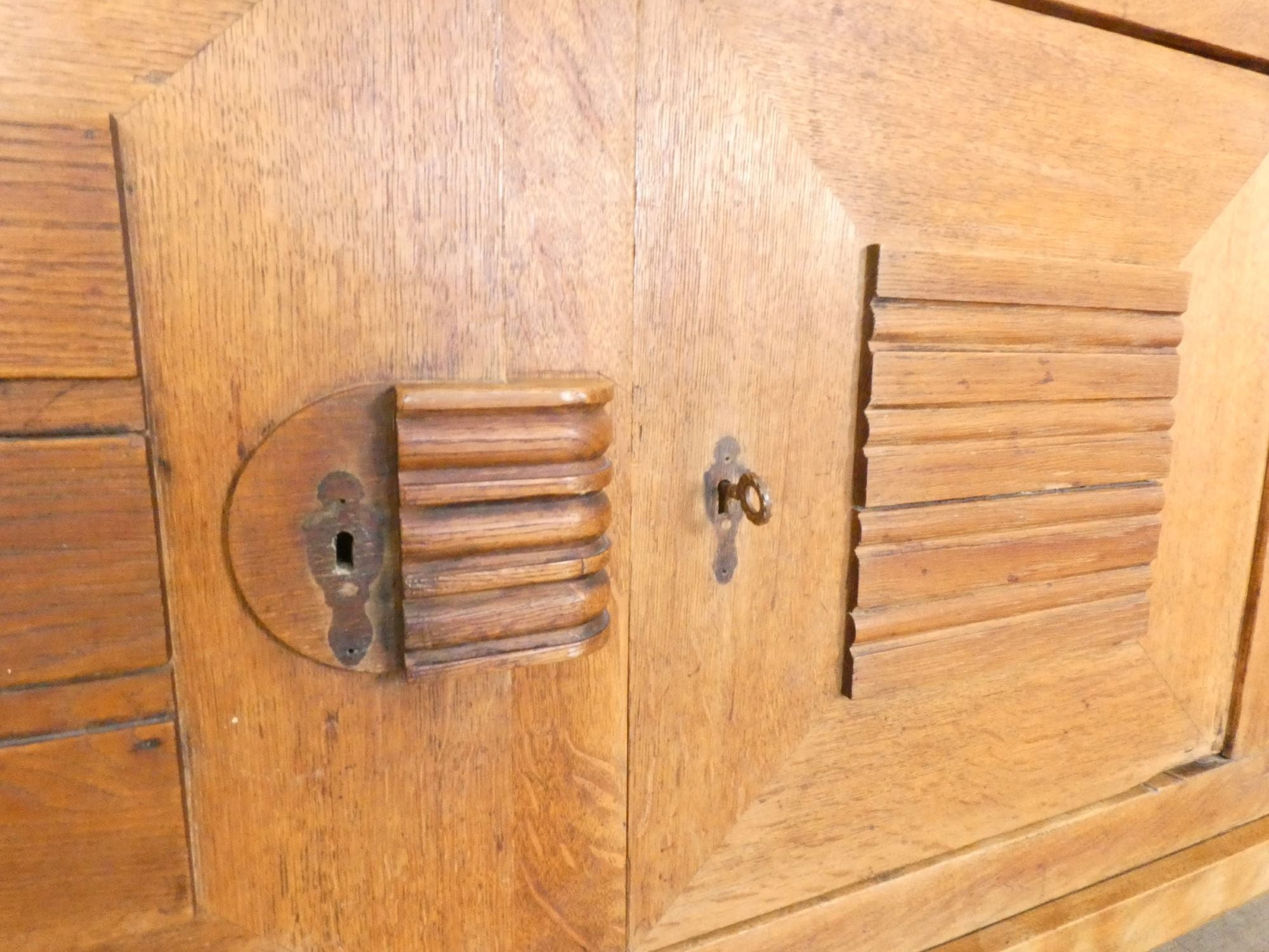 French 1940's Oak Sideboard